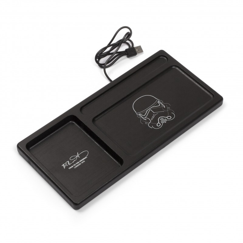 Original Stormtrooper - Schreibtisch Organiser mit induktiver Ladefunktion