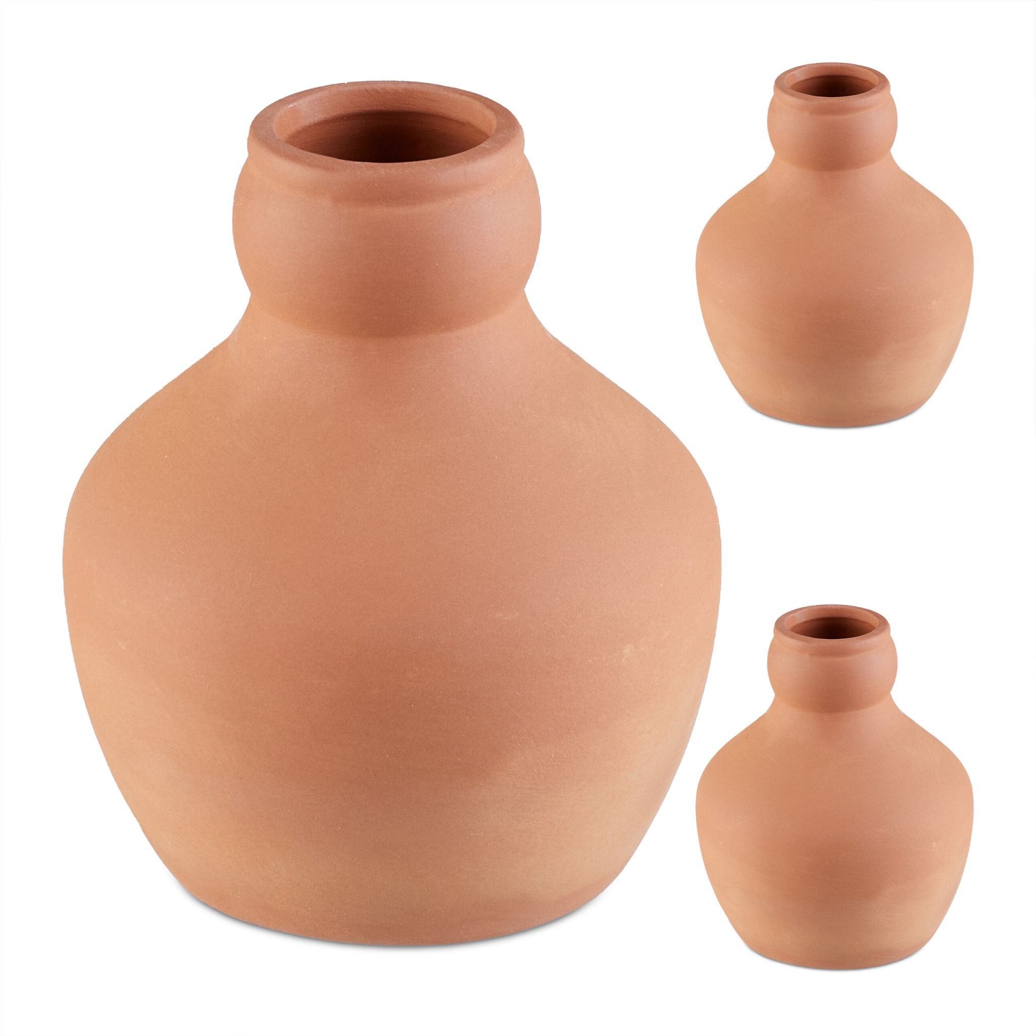 Ollas zur Bewässerung 550 ml 3er-Set Hellbraun