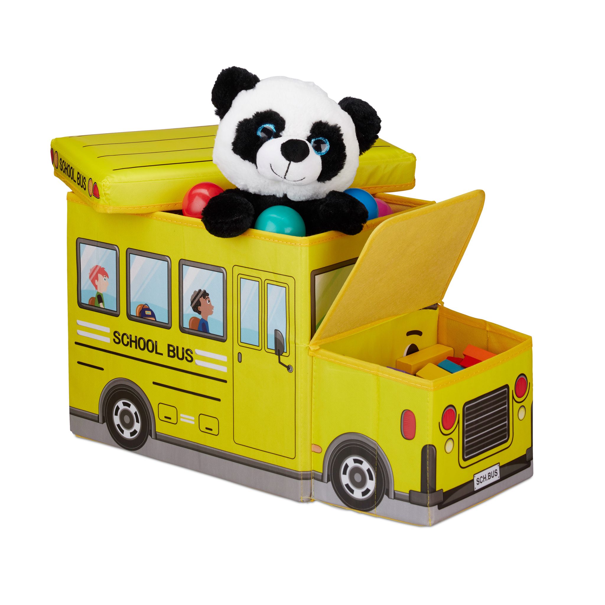 Sitzbox für Kinder Gelb