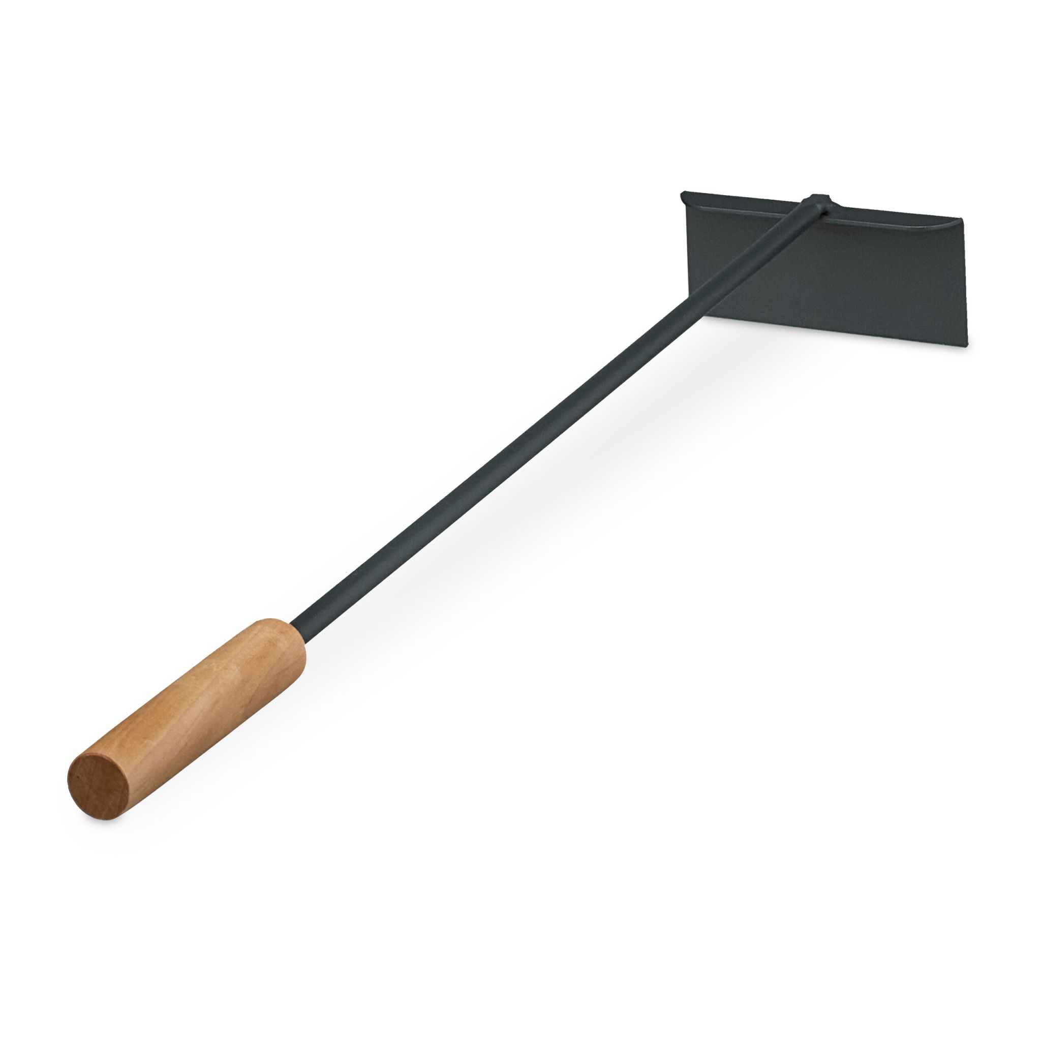 Aschekratzer mit Holzgriff Hellbraun-Schwarz