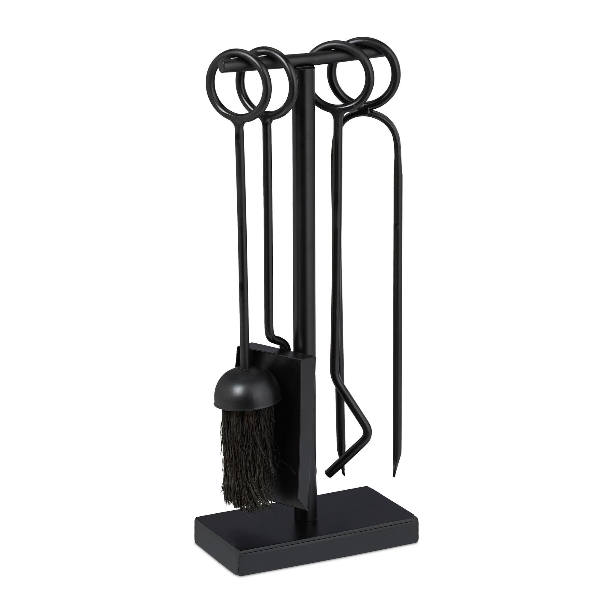 Kaminbesteck 5tlg. Schwarz