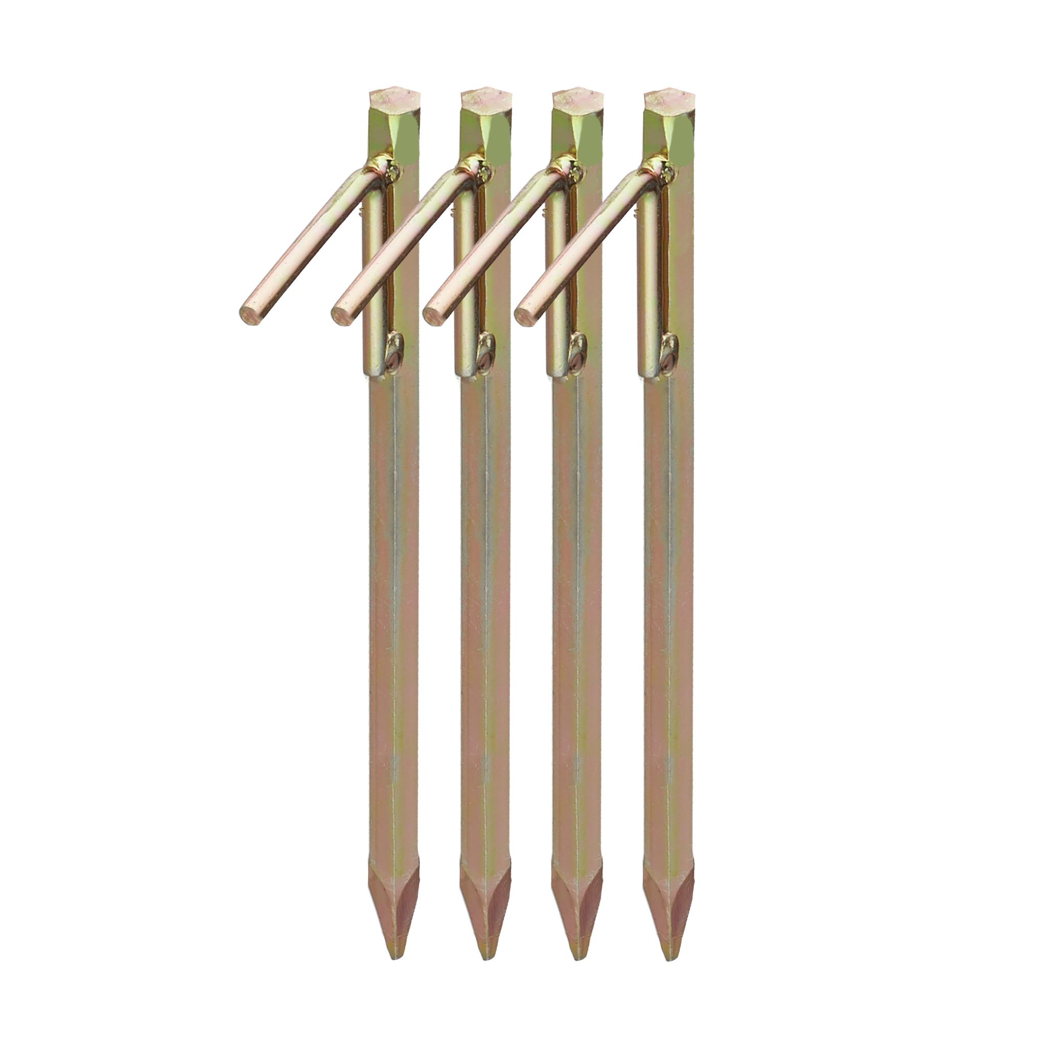 Bodenanker XL 4er-Set Gold