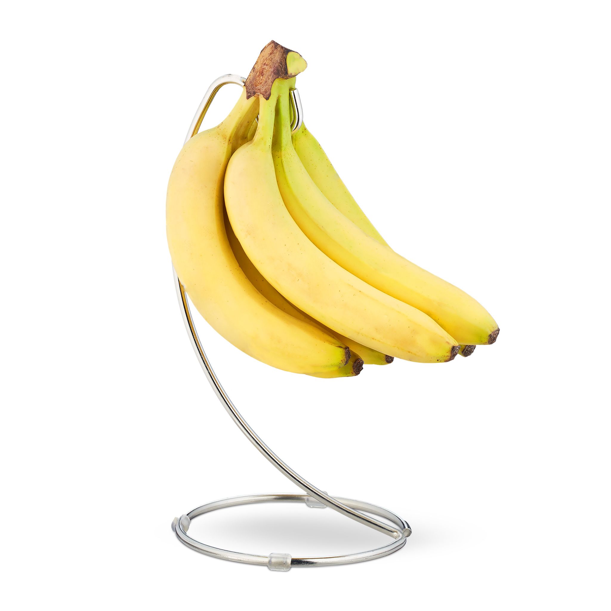 Bananenhalter mit Haken Silber