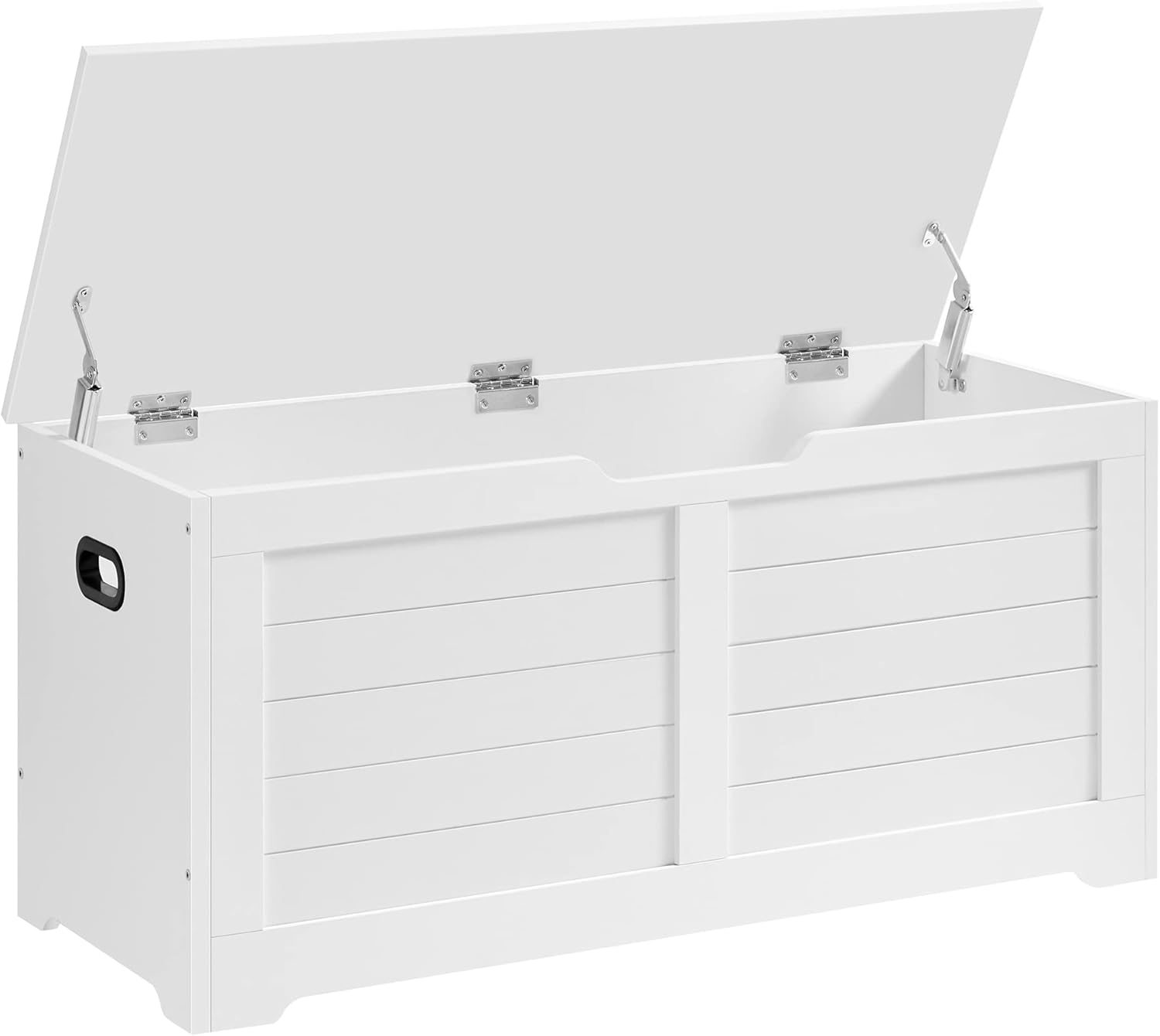 Sitzbank Landhausstil Stauraum Sitztruhe Wolkenweiss