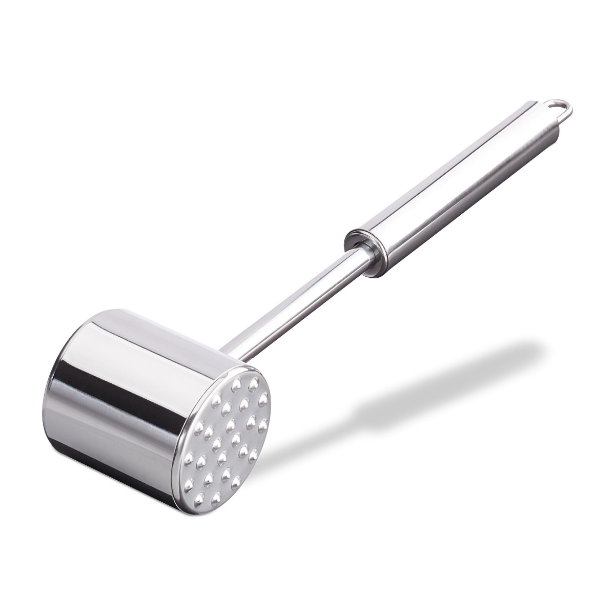 Fleischklopfer Edelstahl Silber