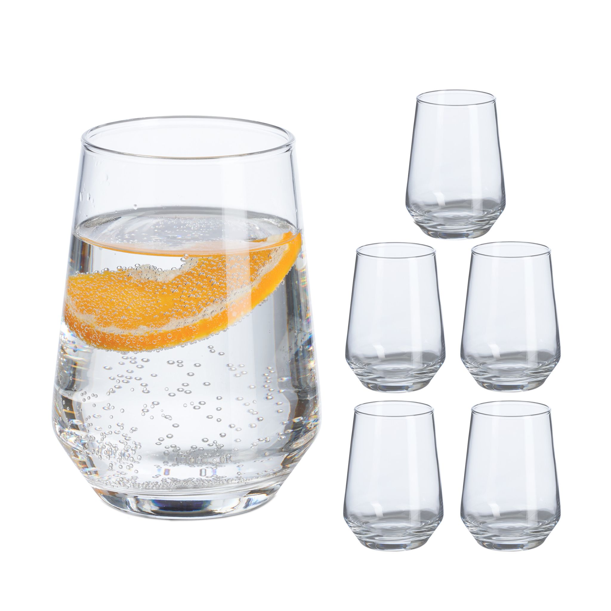 Trinkgläser 6er-Set Transparent