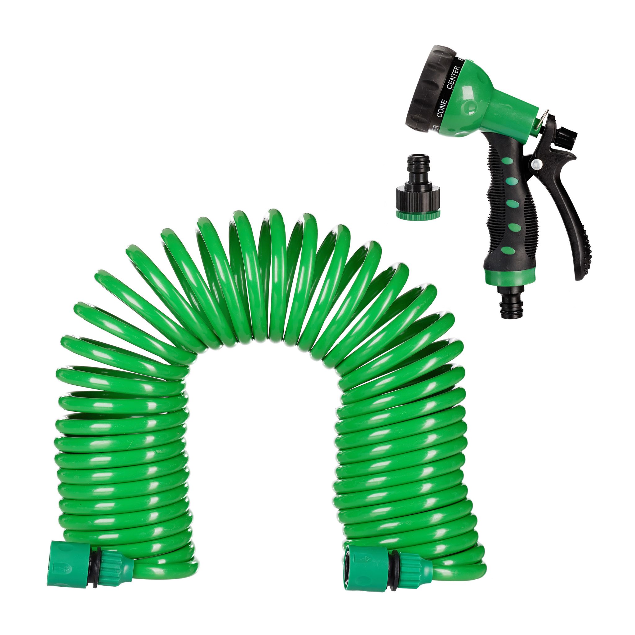 Gartenschlauch mit Brause Grün-Schwarz