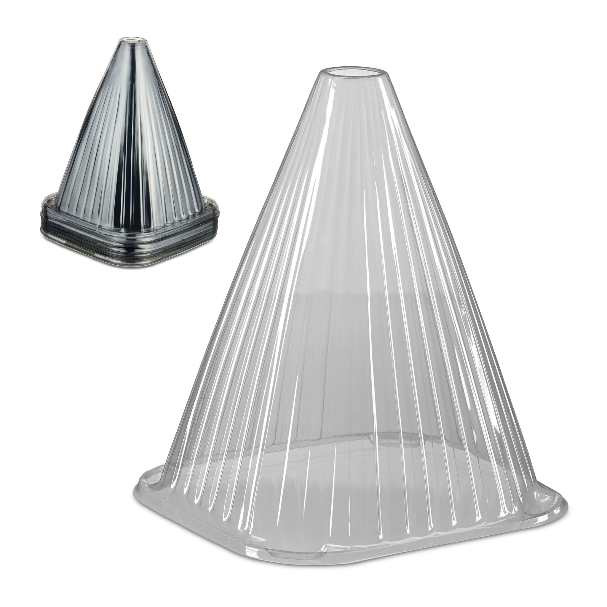 Pflanzenhut 10er-Set Grau