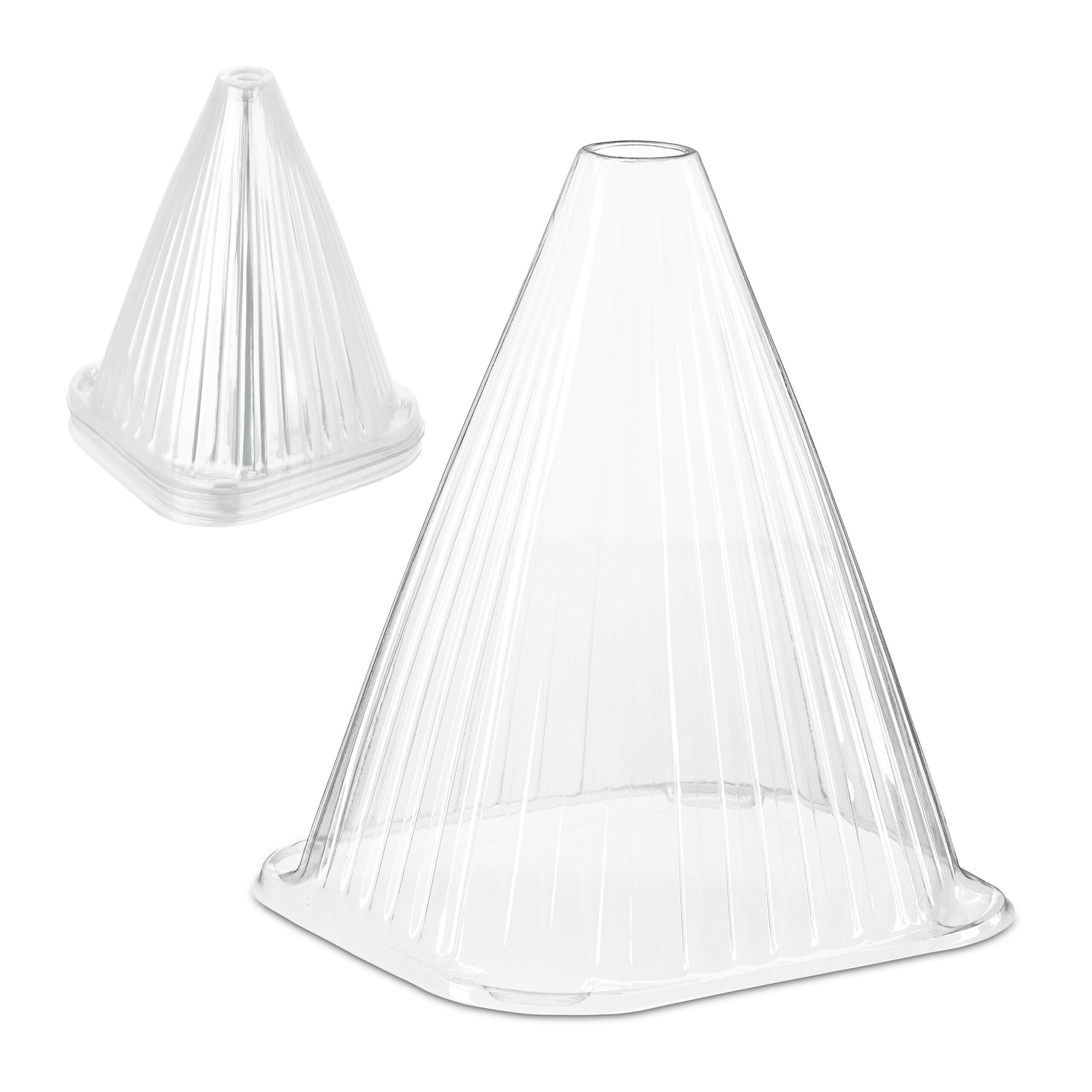 Pflanzenhut 10er-Set Transparent