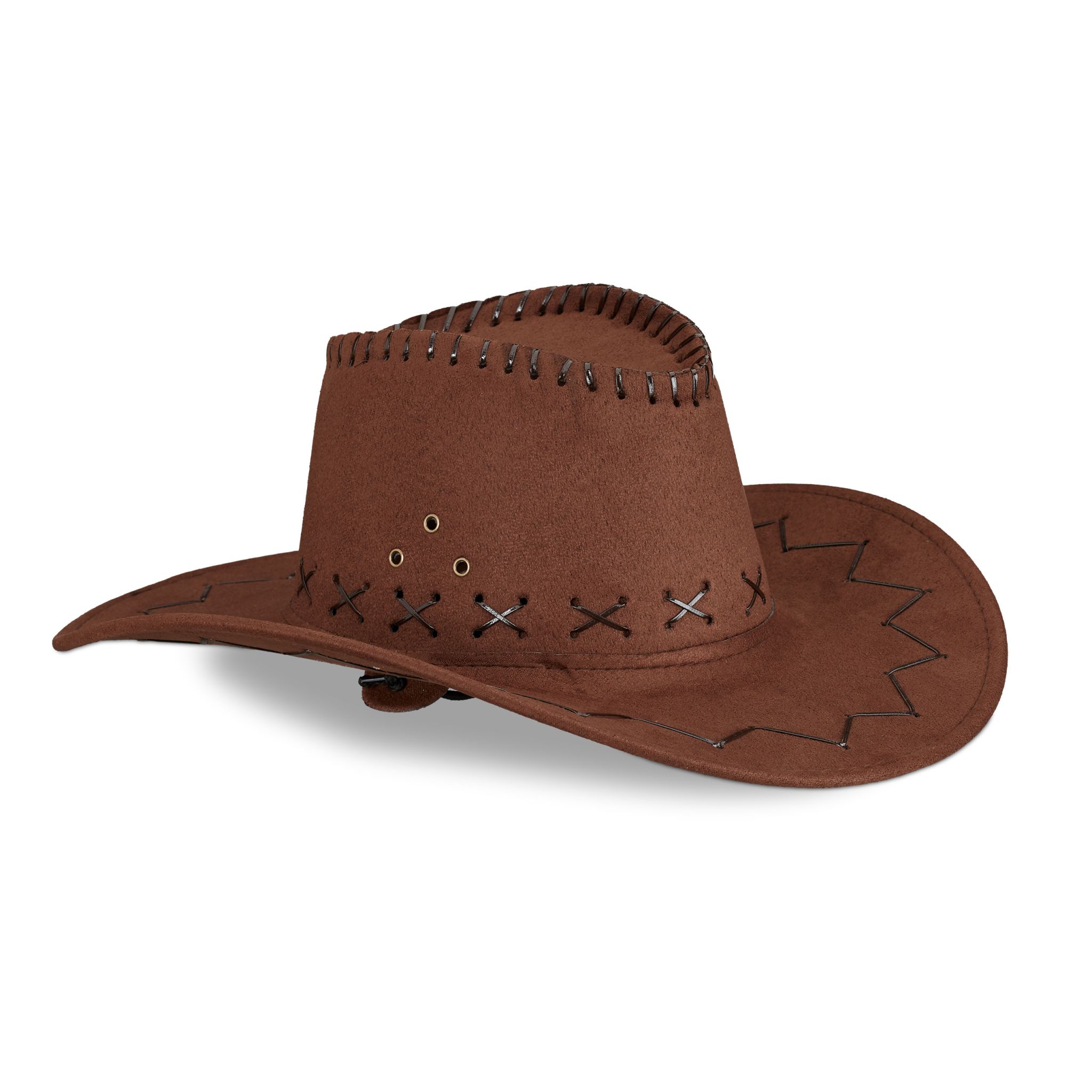 Cowboyhut Braun-Schwarz