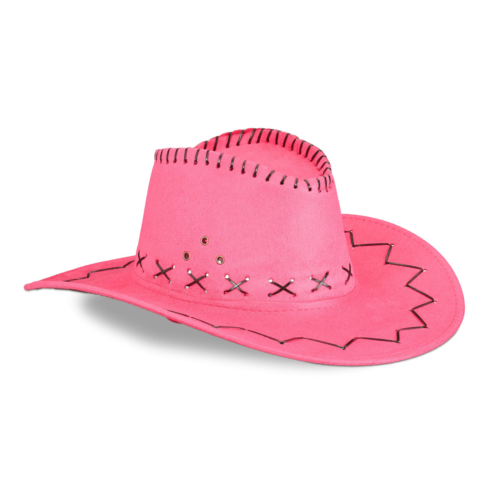 Cowboyhut Rosa-Schwarz