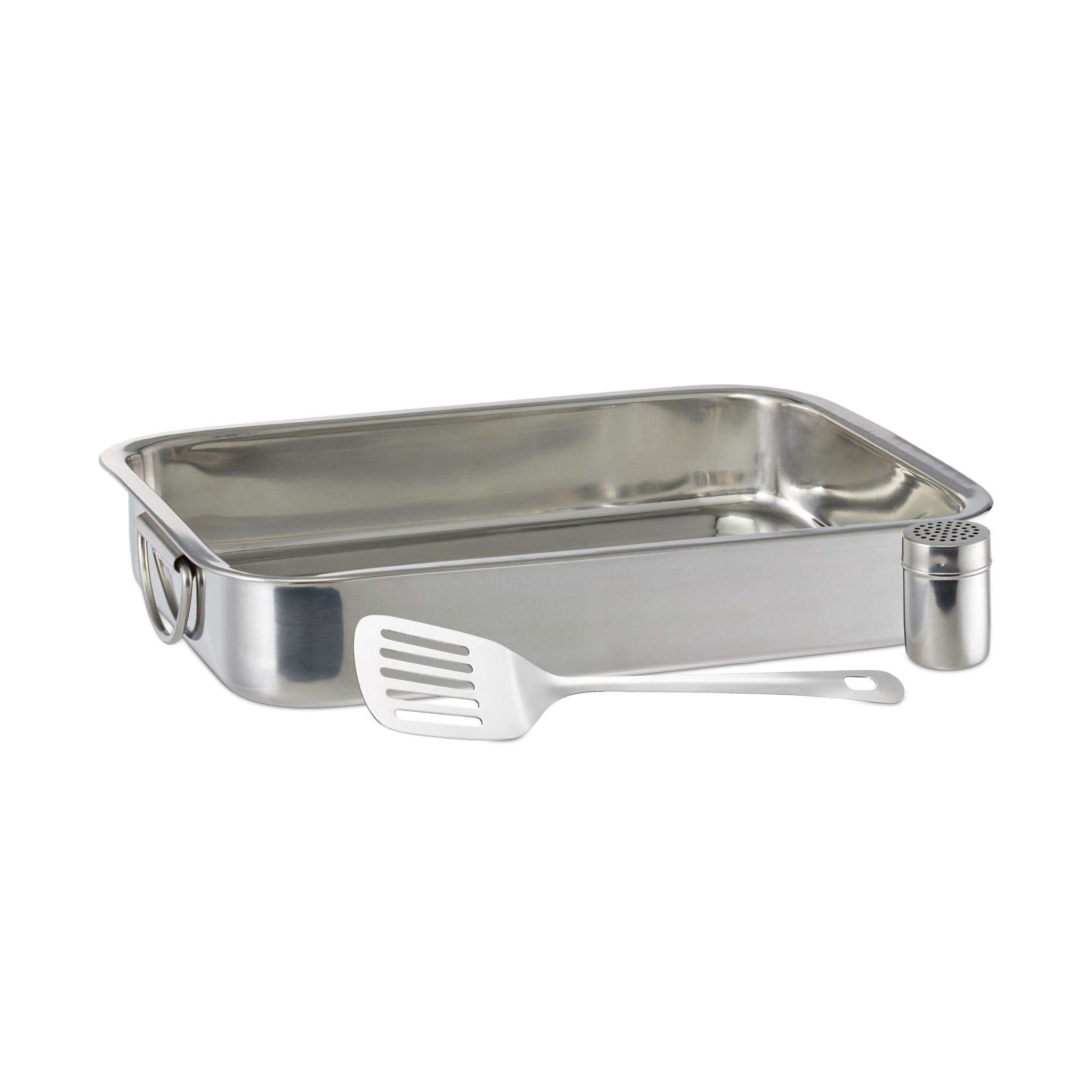 Auflaufform 3-teiliges Set Silber