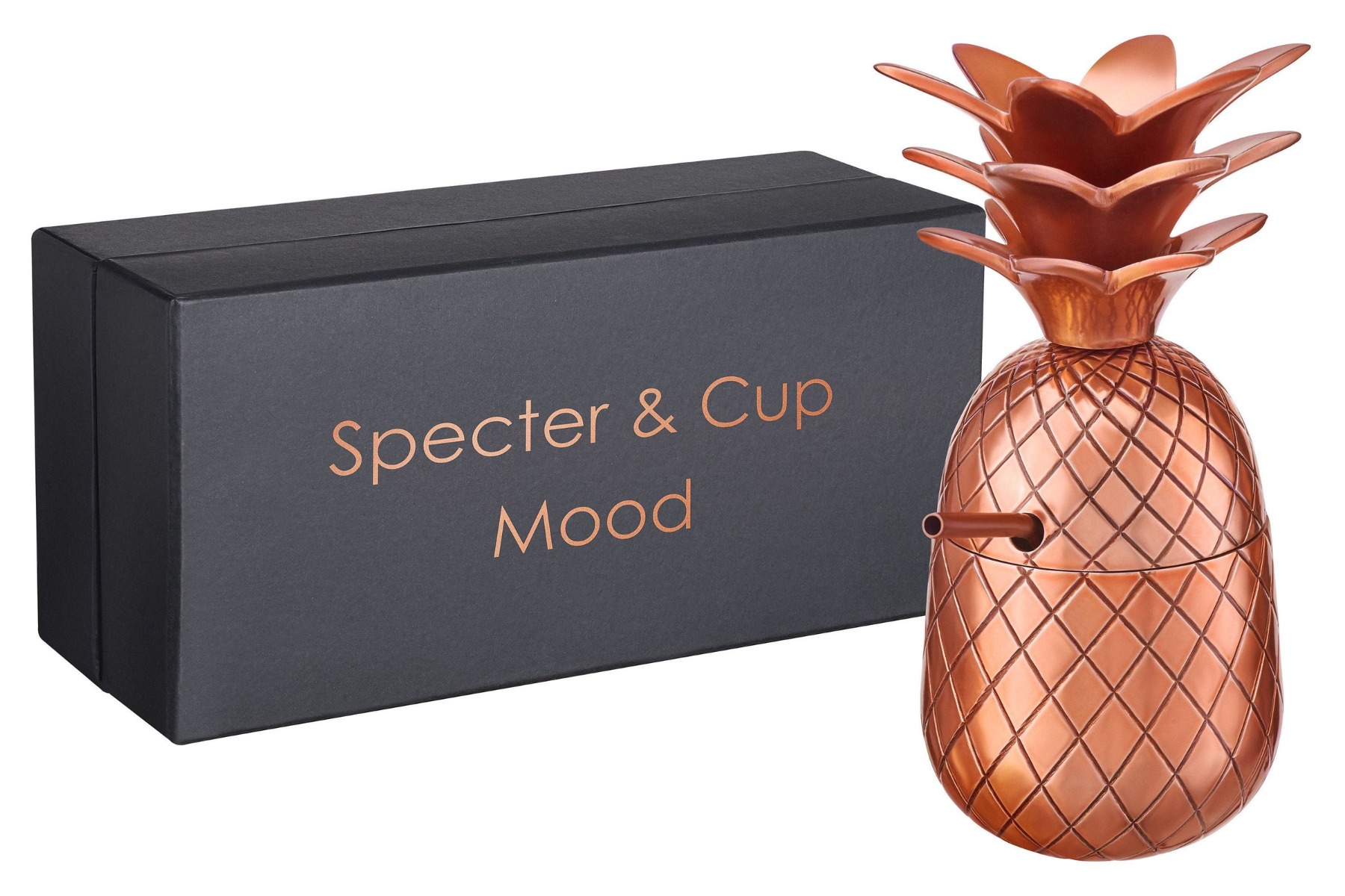 Ananas Cocktail Becher Mood Bronze