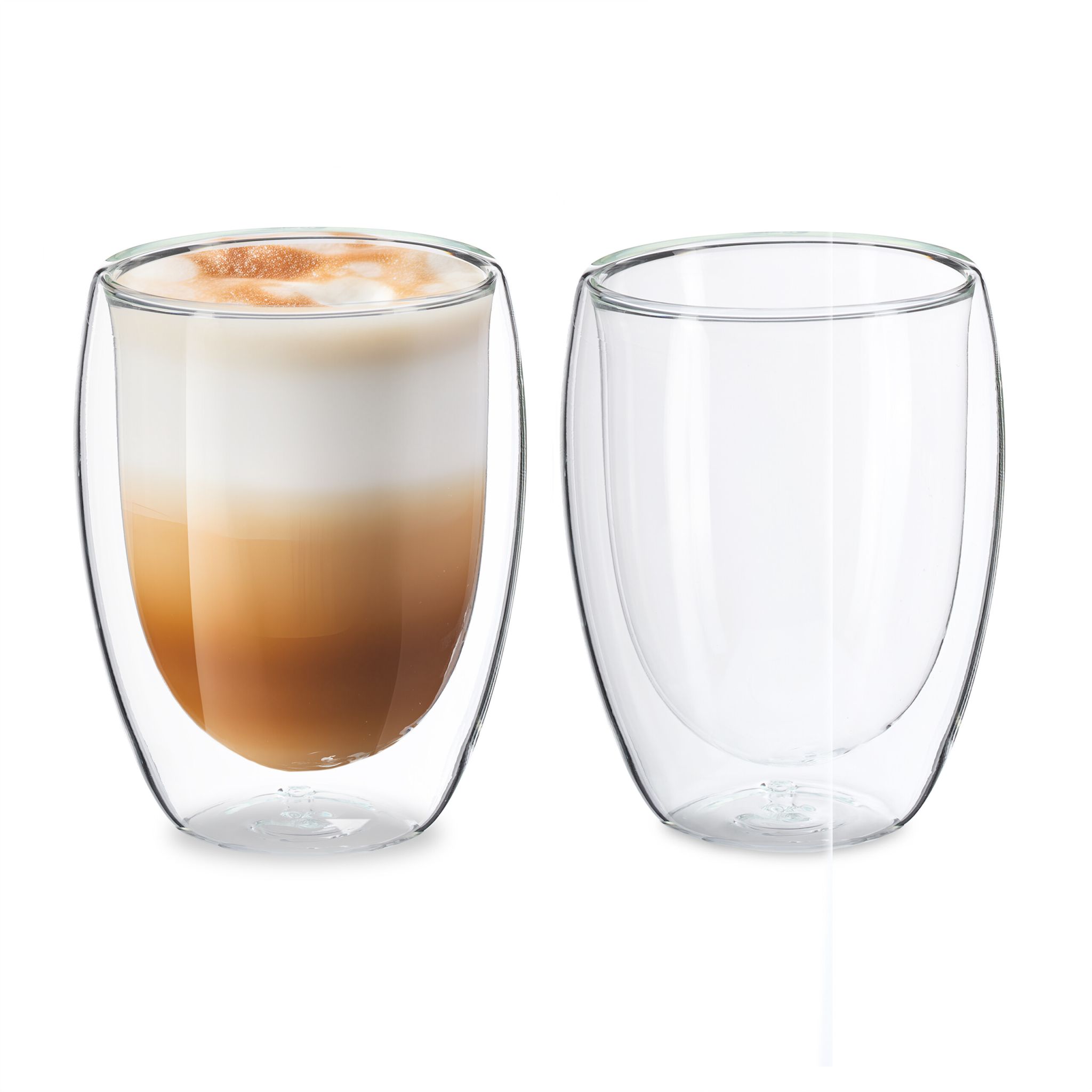 Latte Macchiato Gläser 350ml Transparent