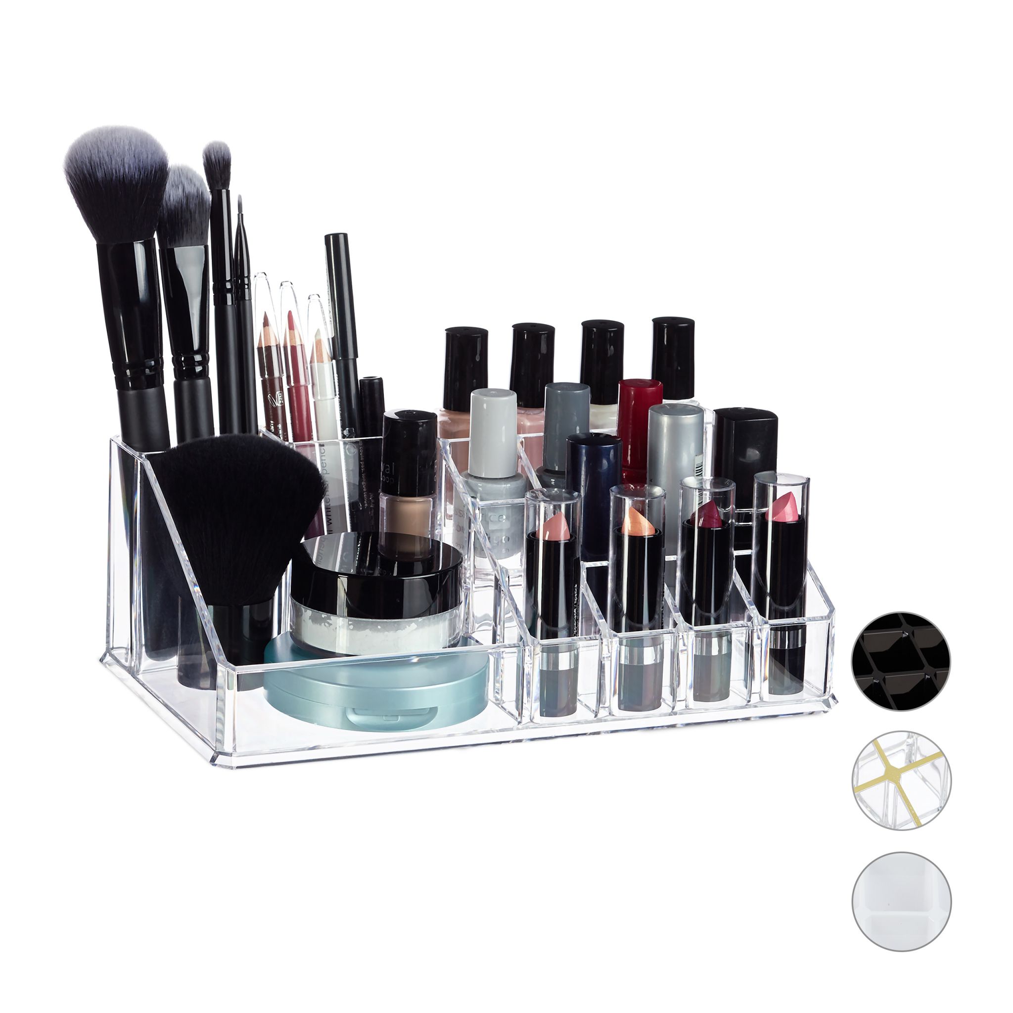 Kosmetikorganizer Acryl Transparent