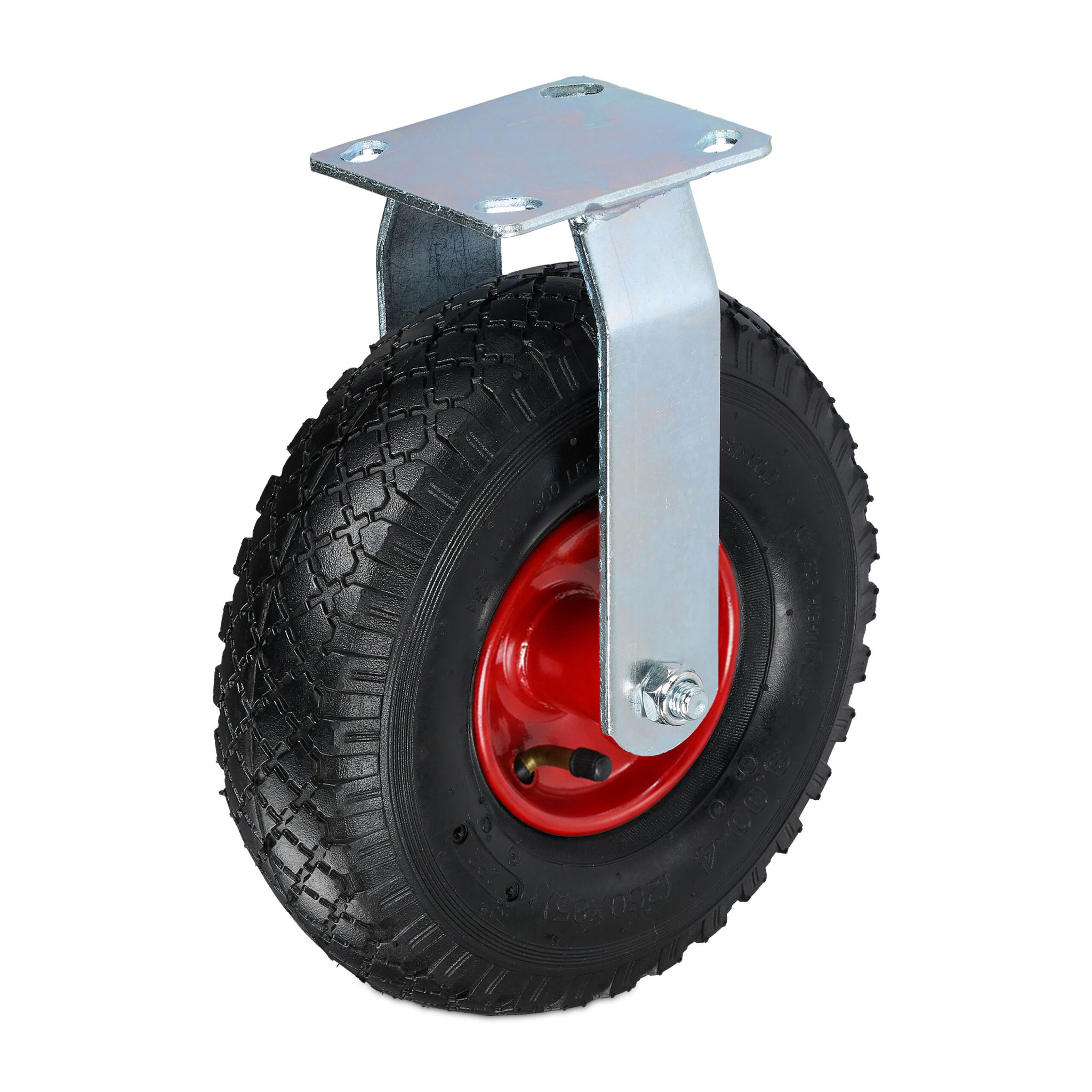 Bockrolle 3.00-4 Rot-Schwarz-Silber