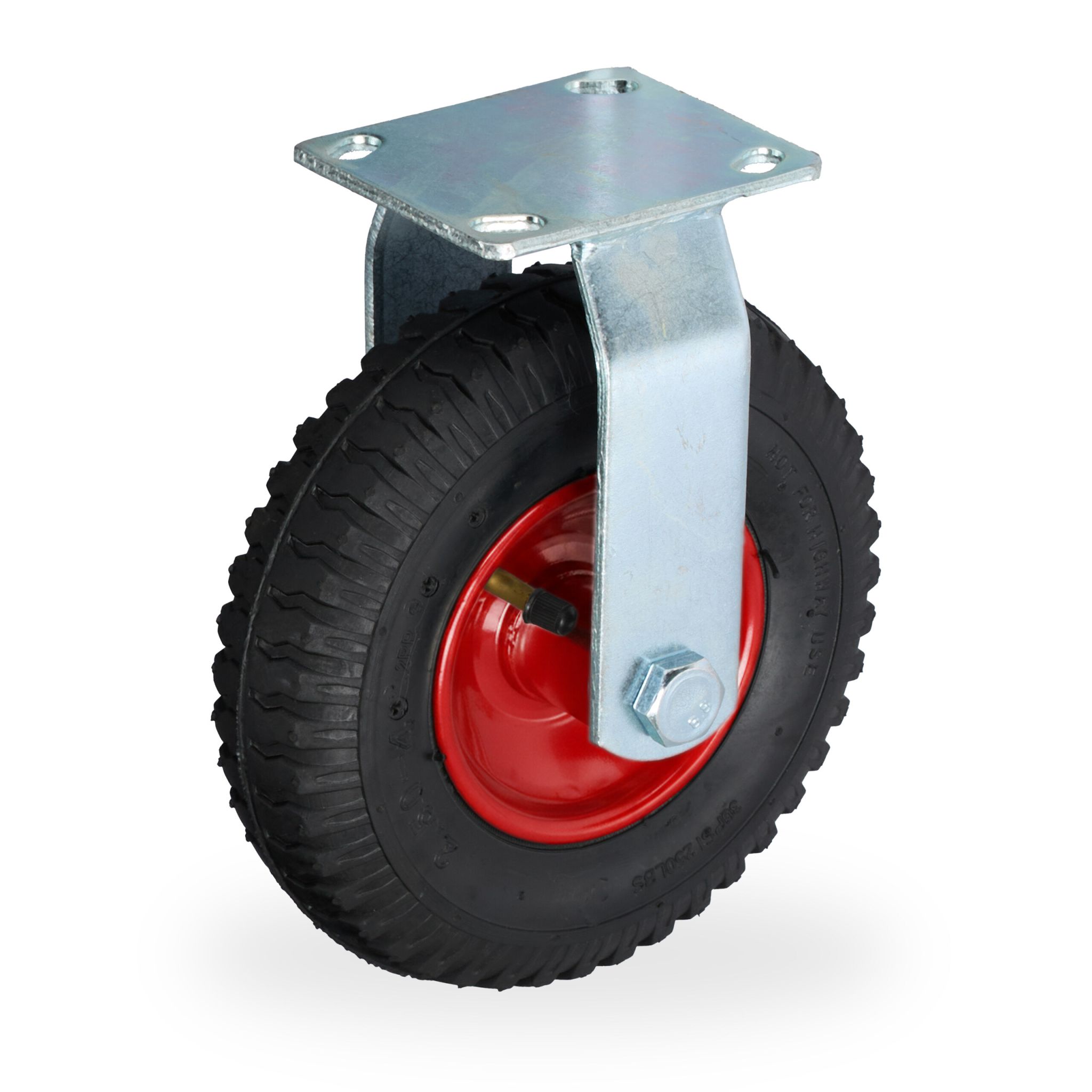 Bockrolle 2.50-4 Rot-Schwarz-Silber