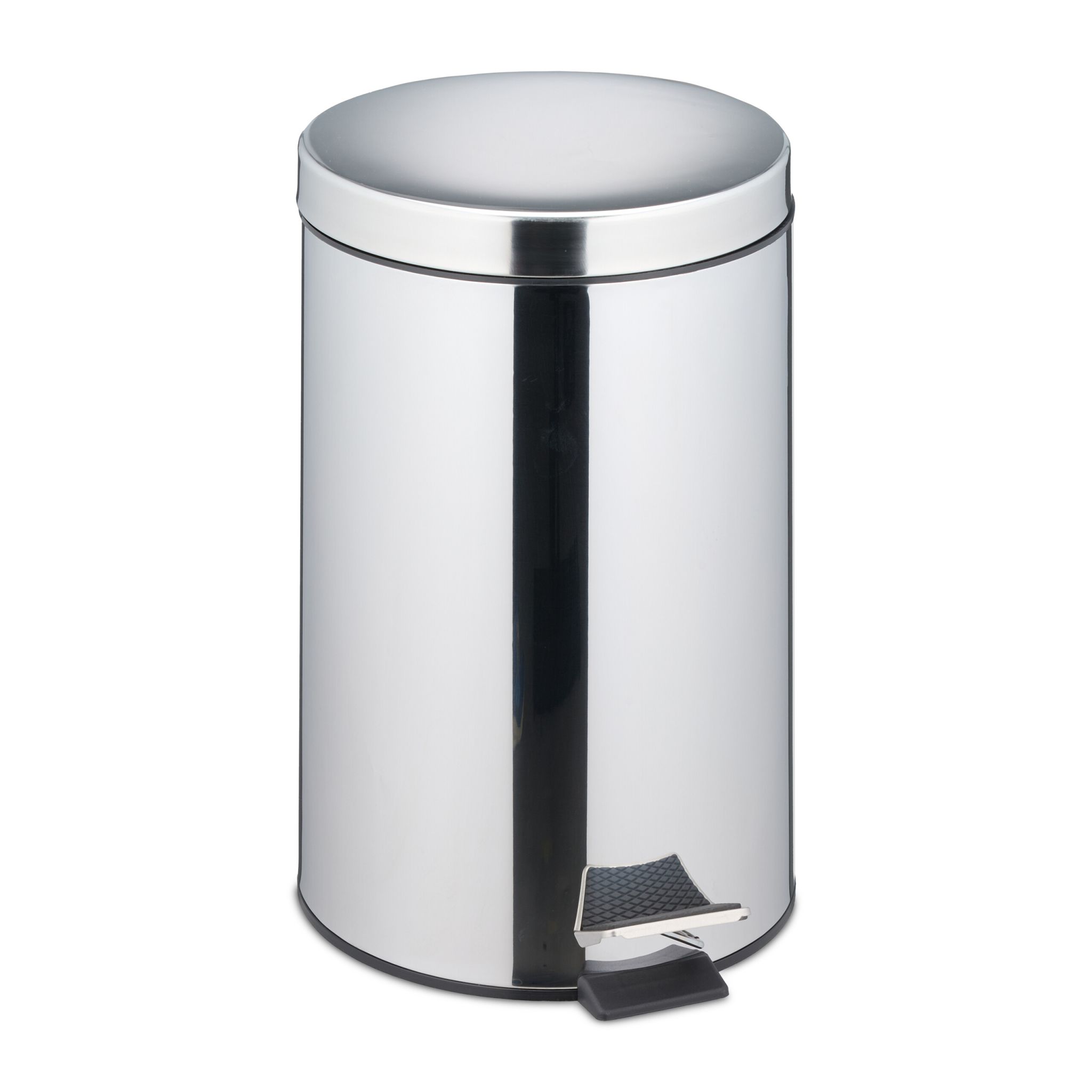Mülleimer Küche 20L Silber