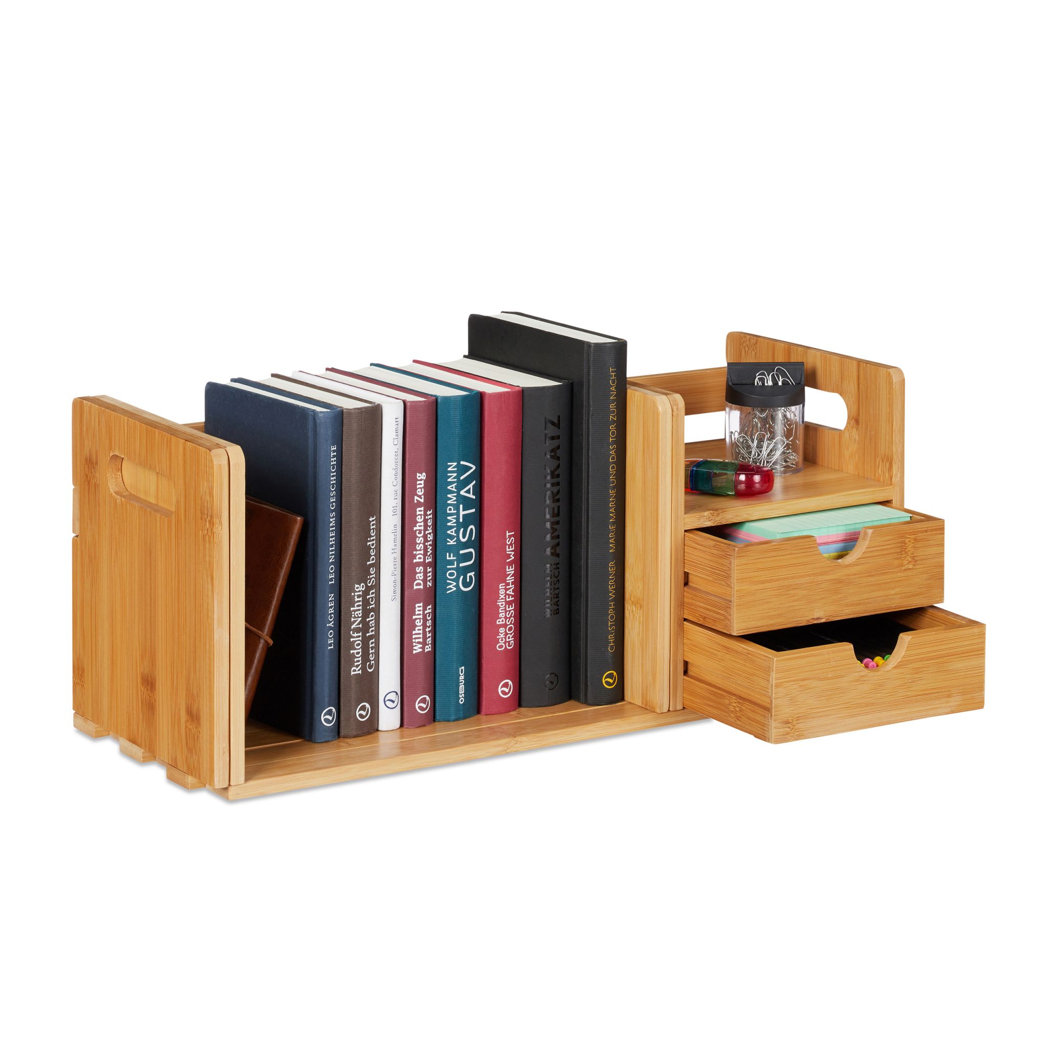 Schreibtisch Organizer Bambus Hellbraun