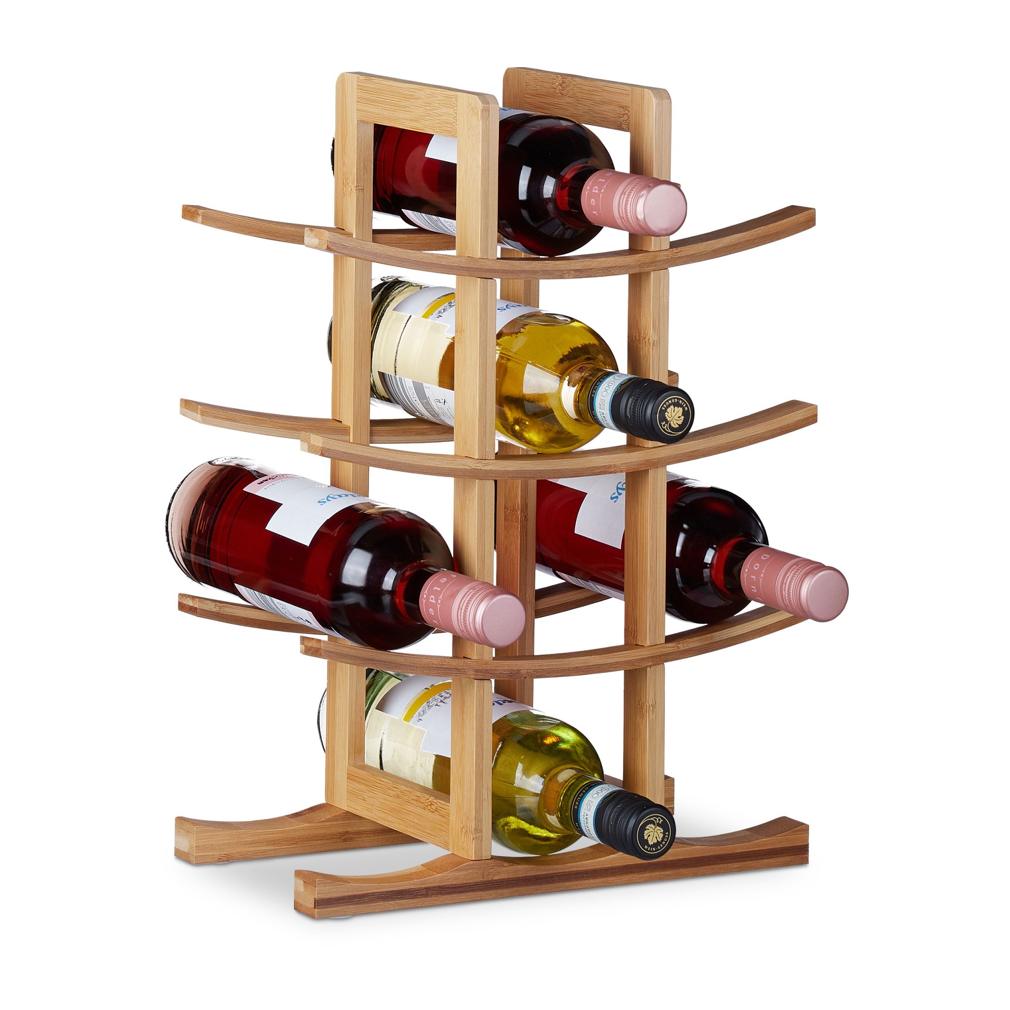 Weinregal für 12 Flaschen Hellbraun