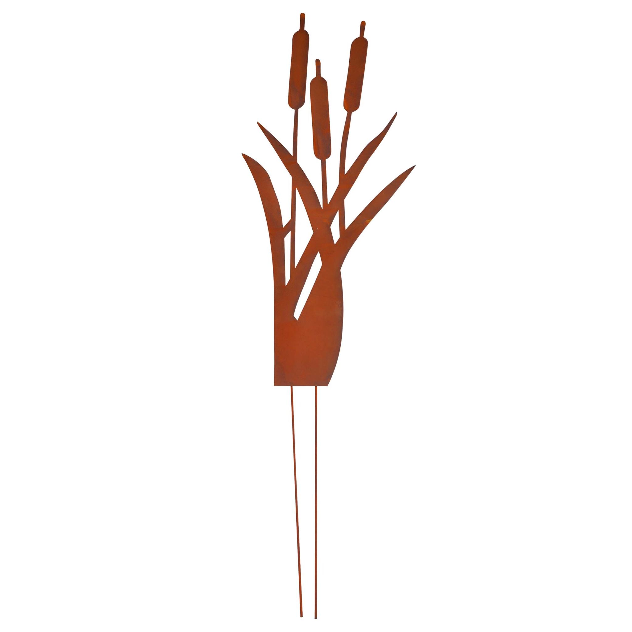 Gartenstecker Schilf Braun