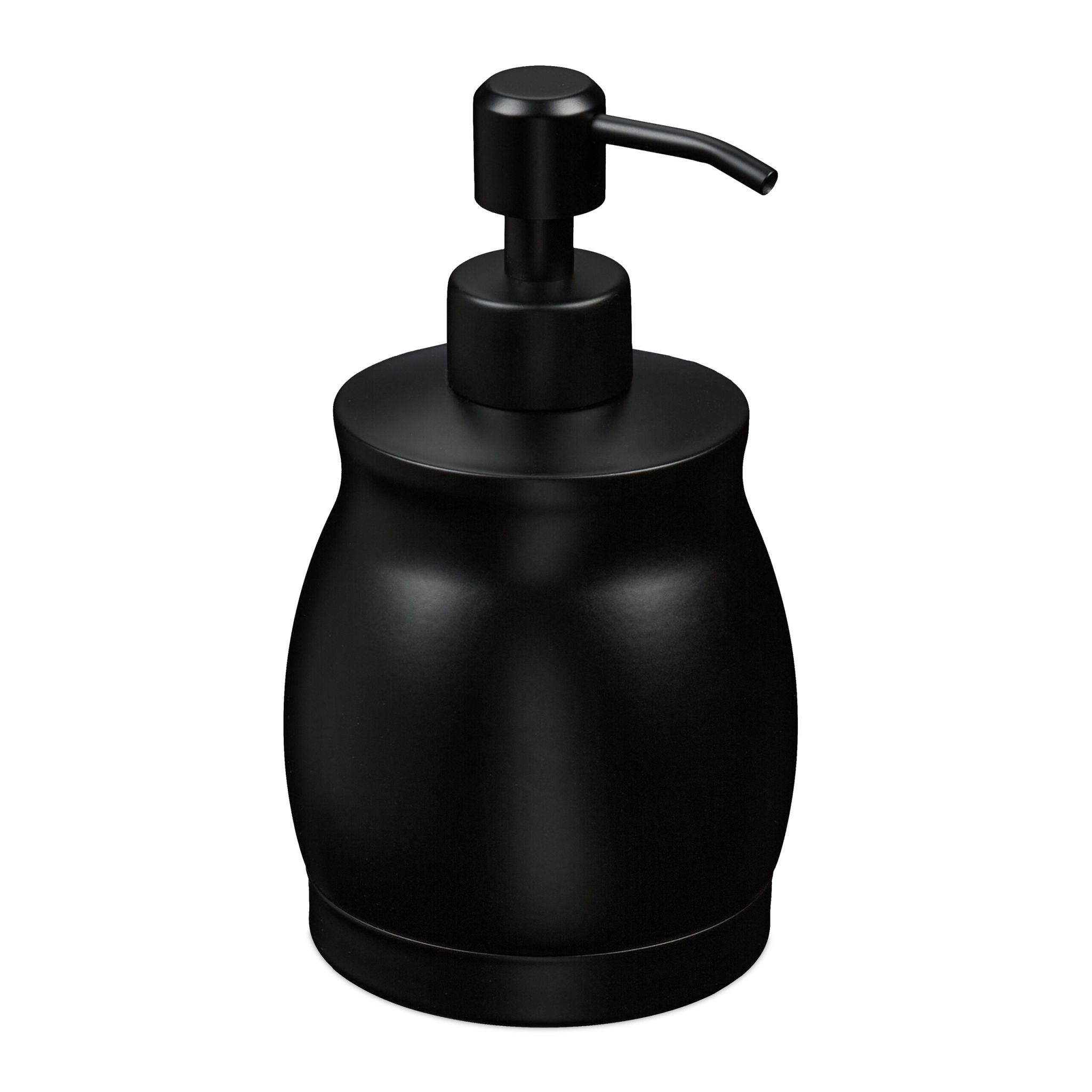 Seifenspender Edelstahl 390 ml Schwarz