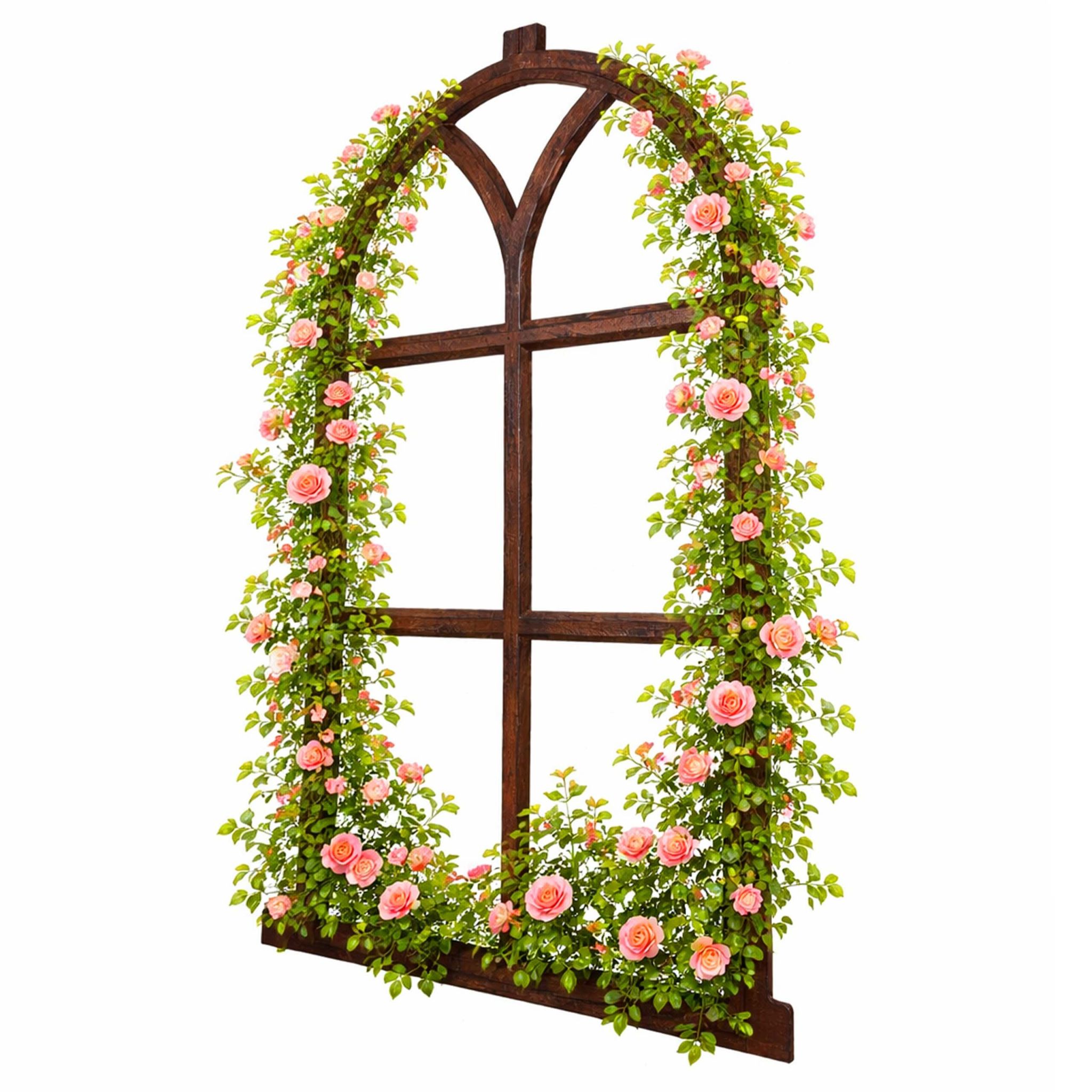 Stallfenster antik Gusseisen Braun