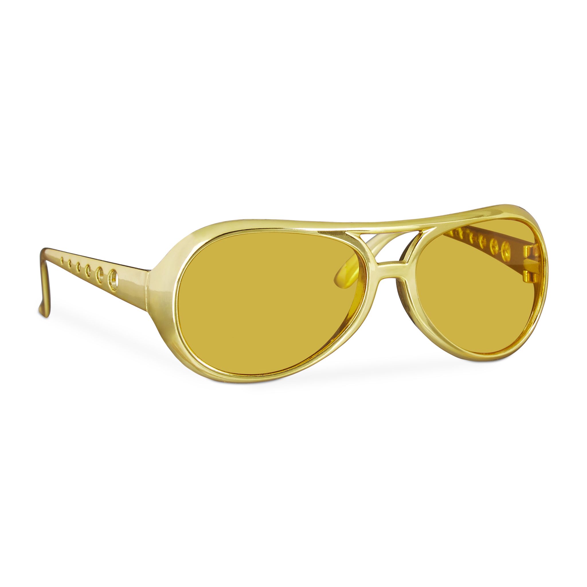 Rapperbrille Gold