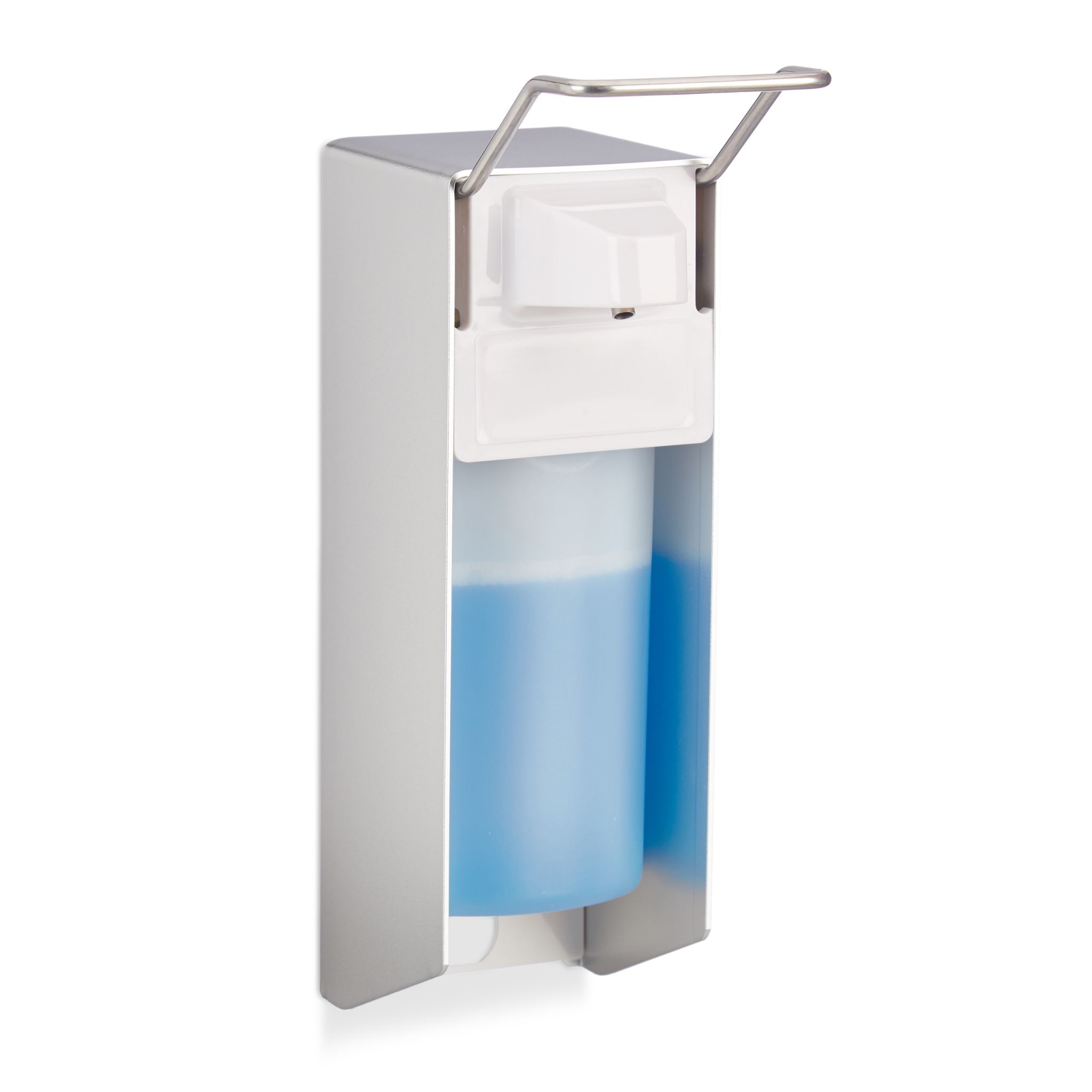 Eurospender Seifenspender 500 ml Weiss-Silber