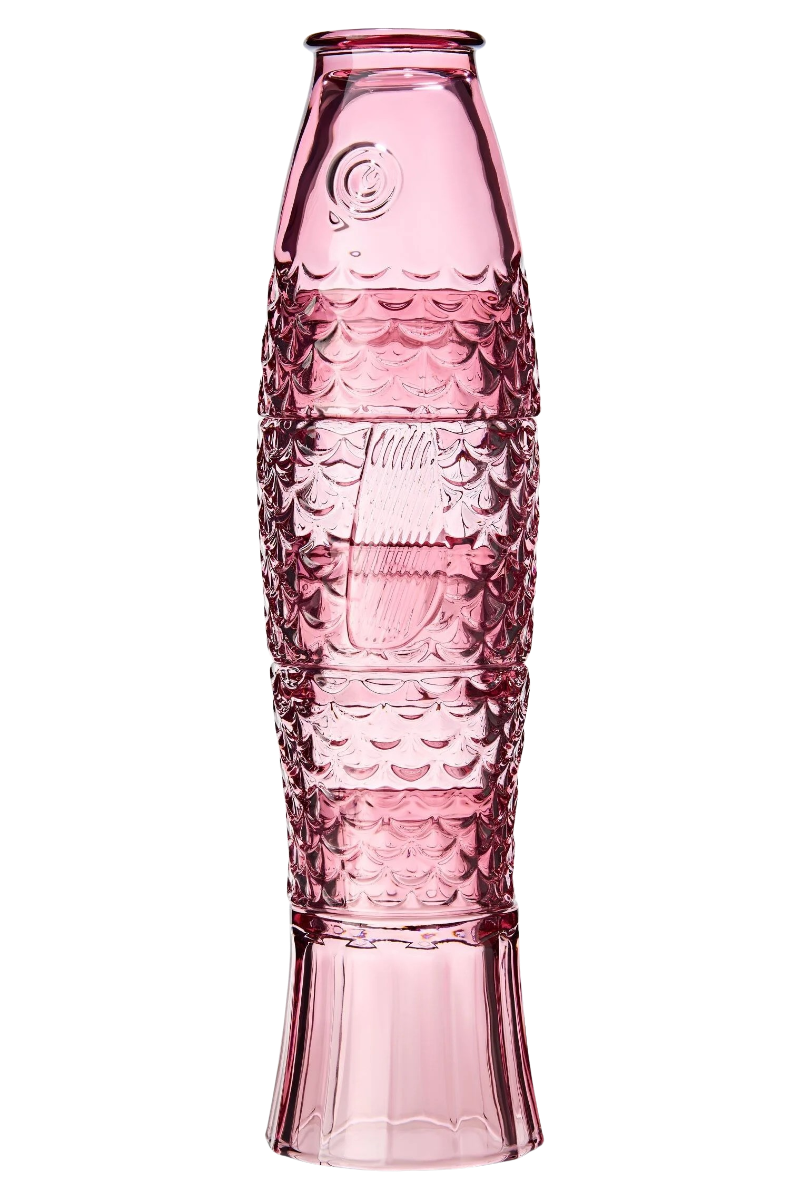 Fischgläser Stapelbar pink