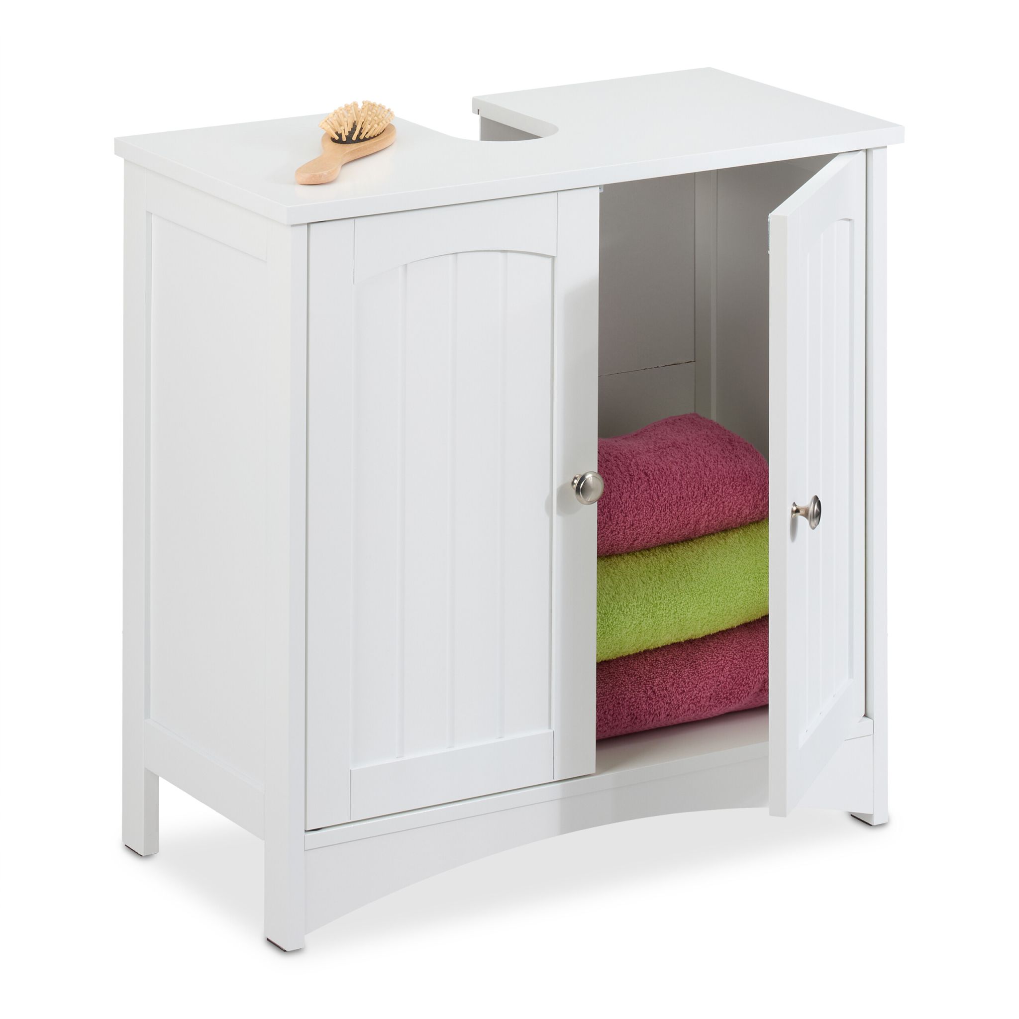 Waschbeckenunterschrank mit Türen Weiss