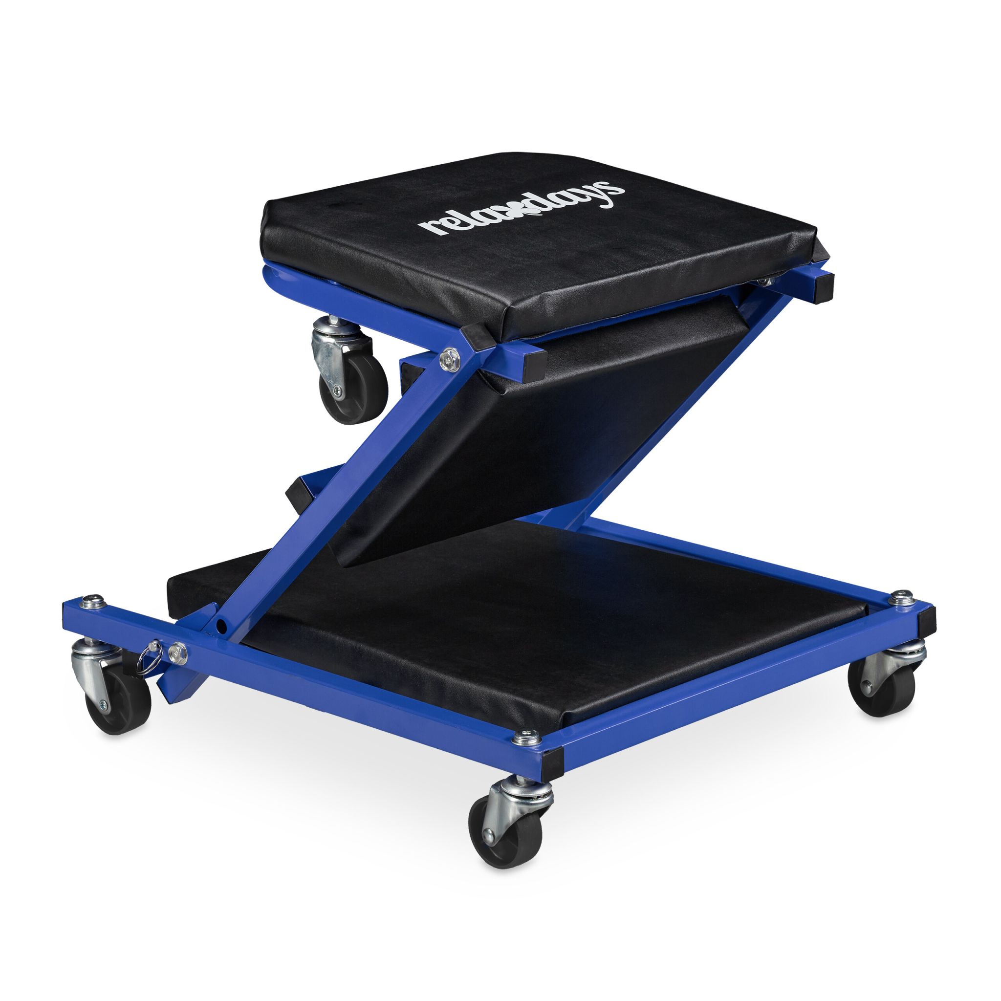 Rollbrett Werkstatt Blau-Schwarz