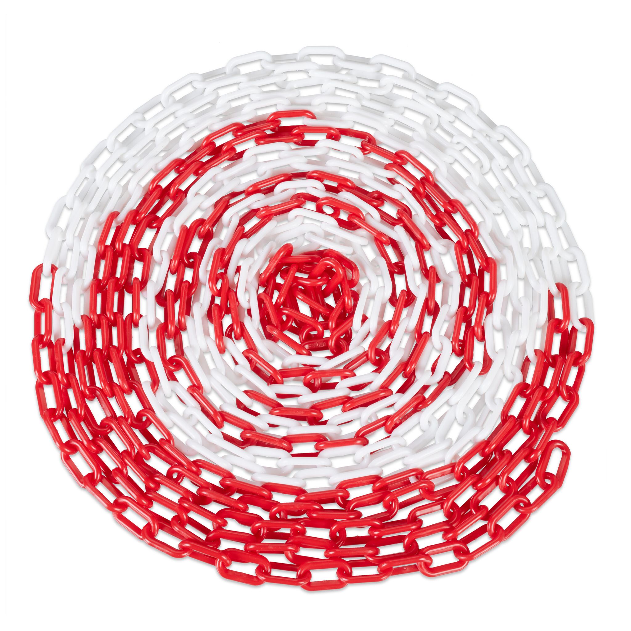 Absperrkette in Rot und Weiss Weiss-Rot