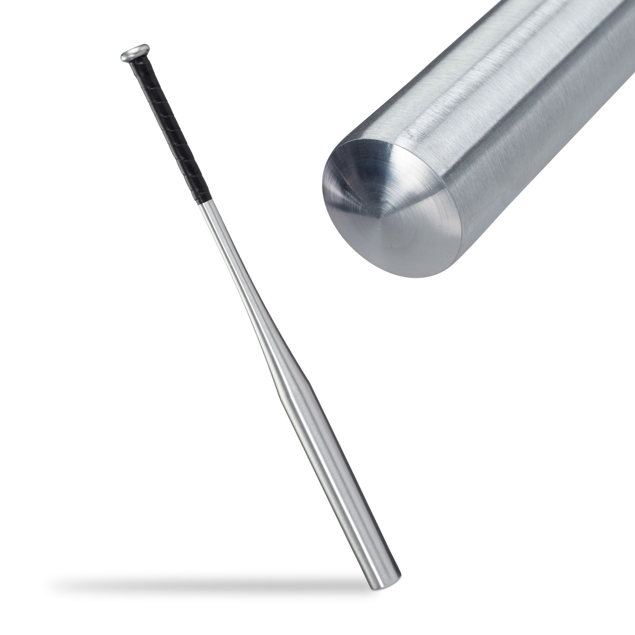 Baseballschläger Aluminium Schwarz-Silber