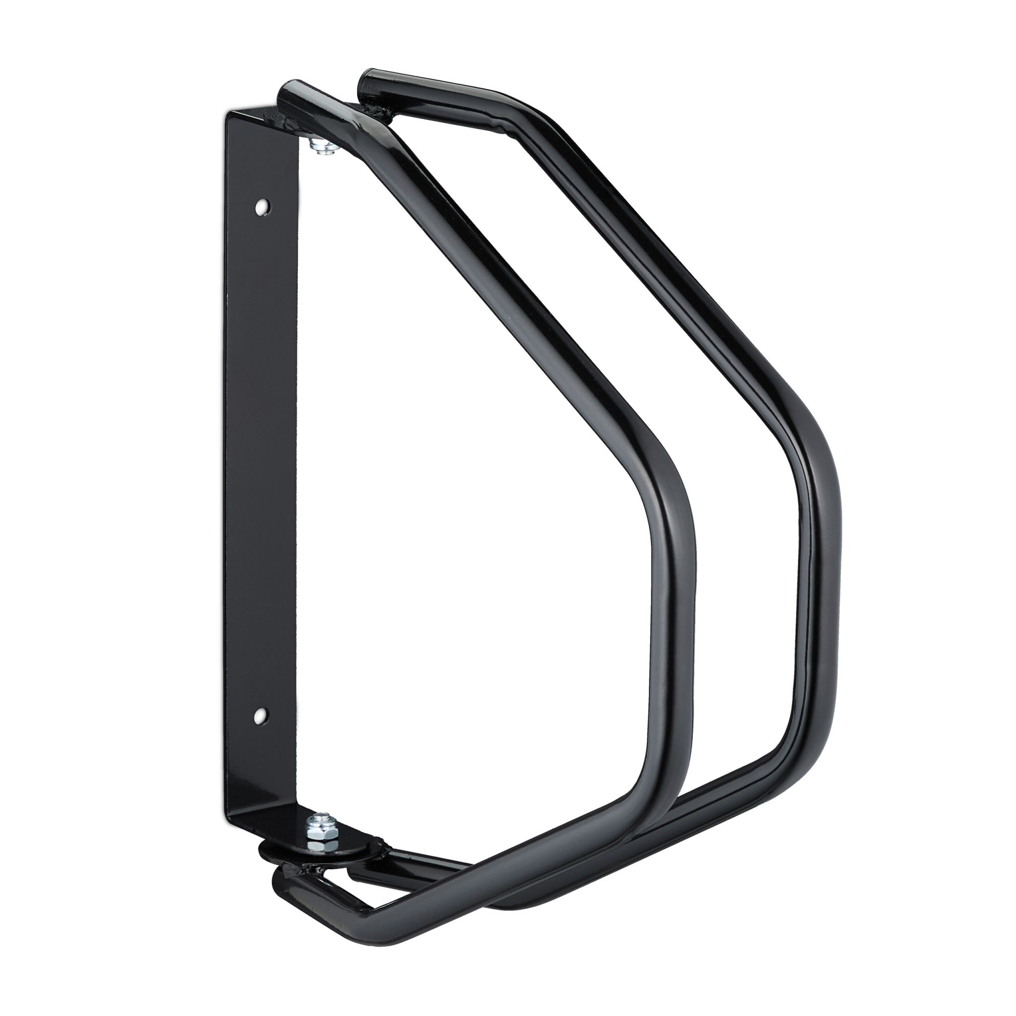 Fahrradständer Wand schwenkbar Schwarz