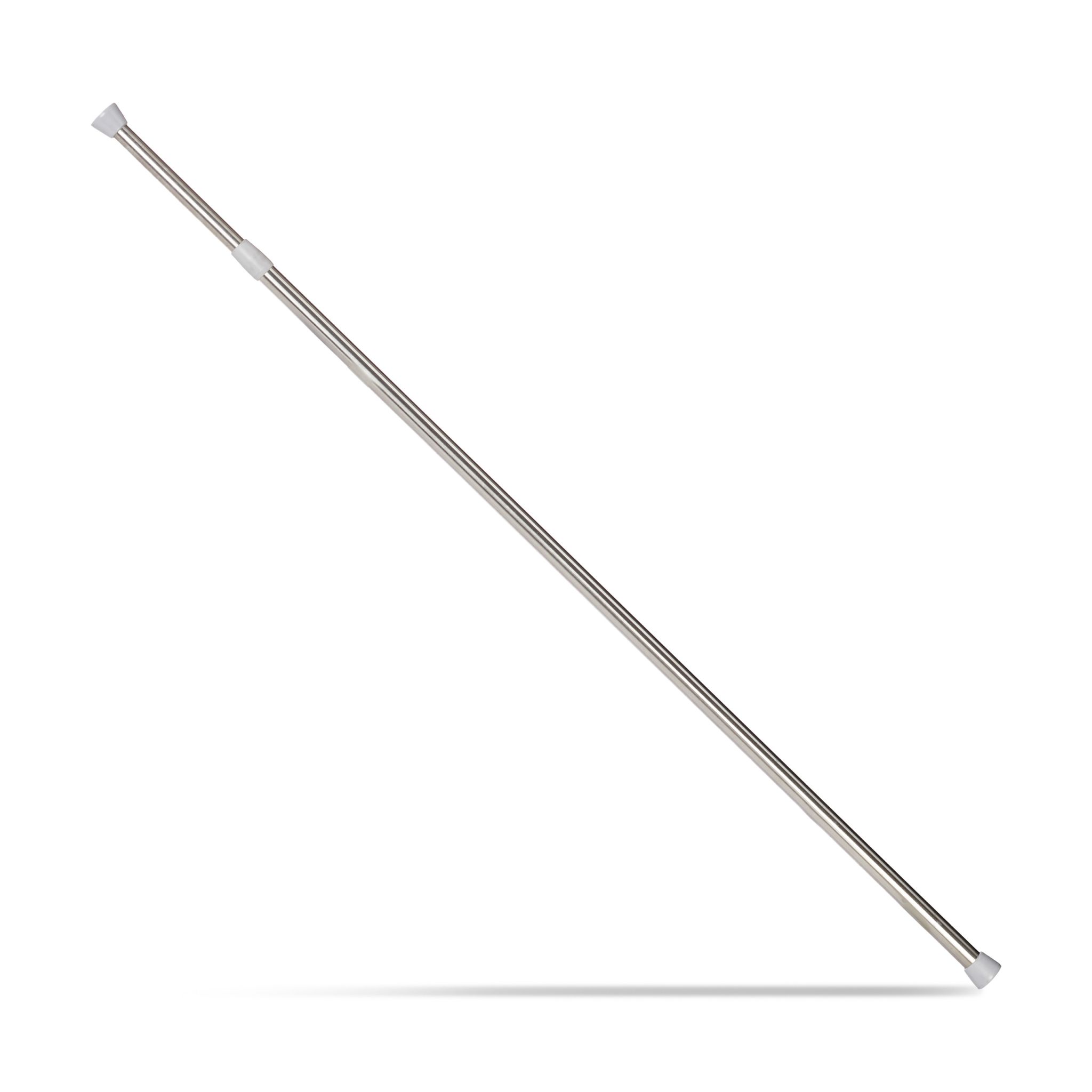 Teleskopstange Edelstahl Silber-Grau