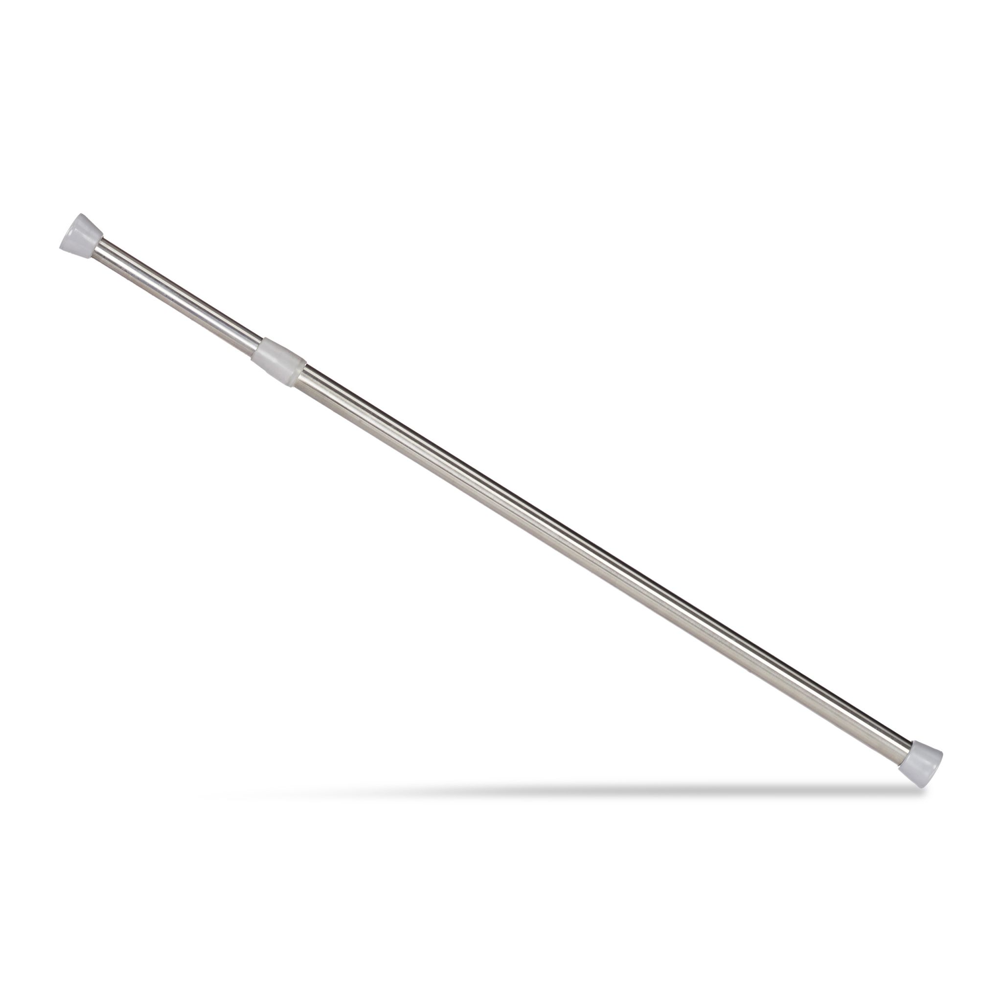 Teleskopstange Edelstahl Silber-Grau