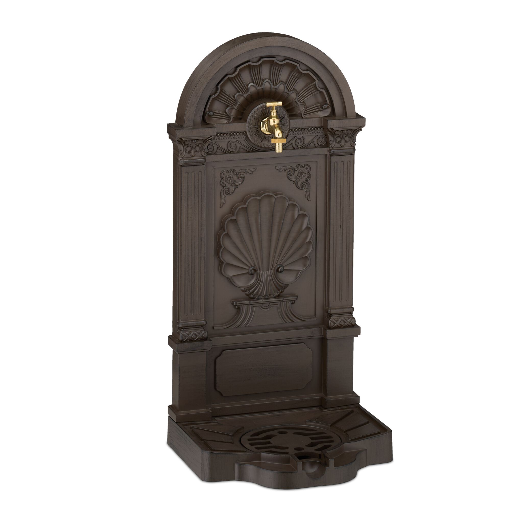 Standbrunnen Antik Dunkelbraun