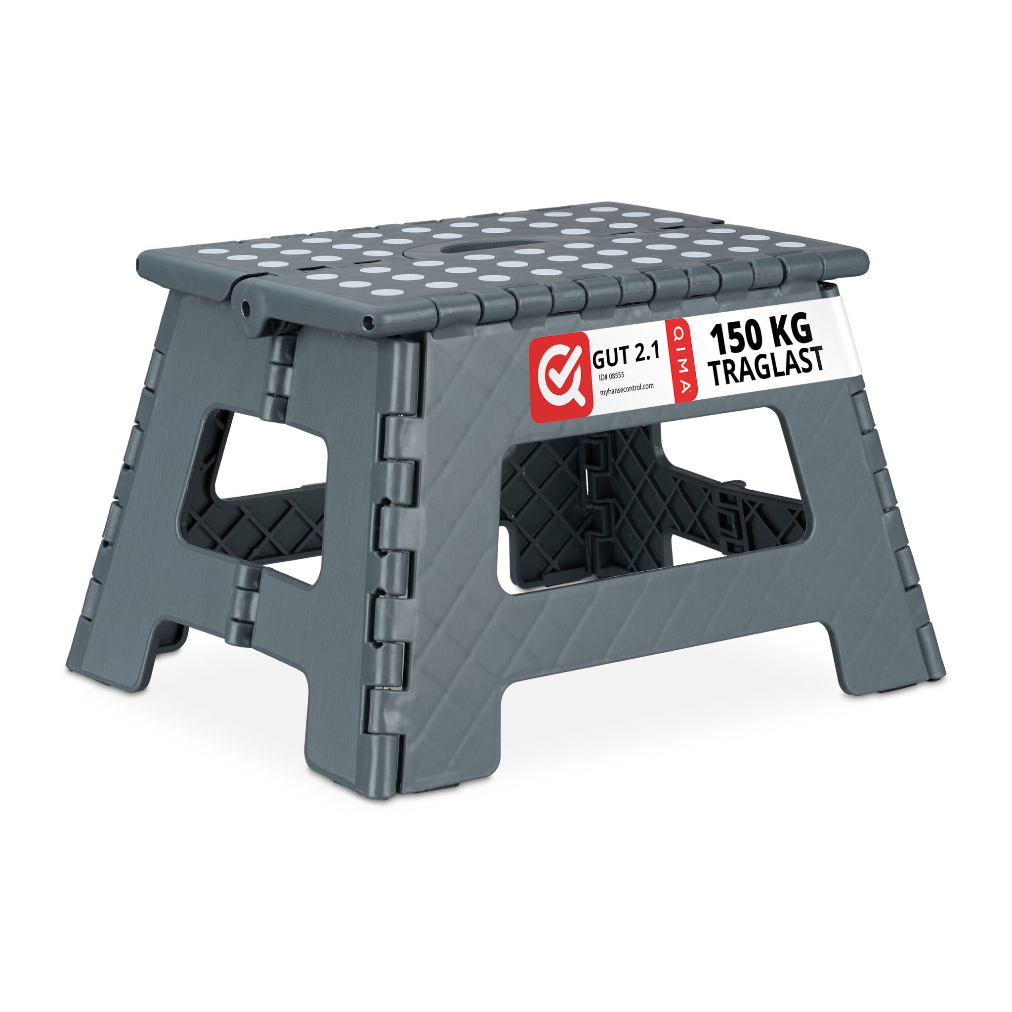 Klapphocker faltbar M Anthrazit-Weiss