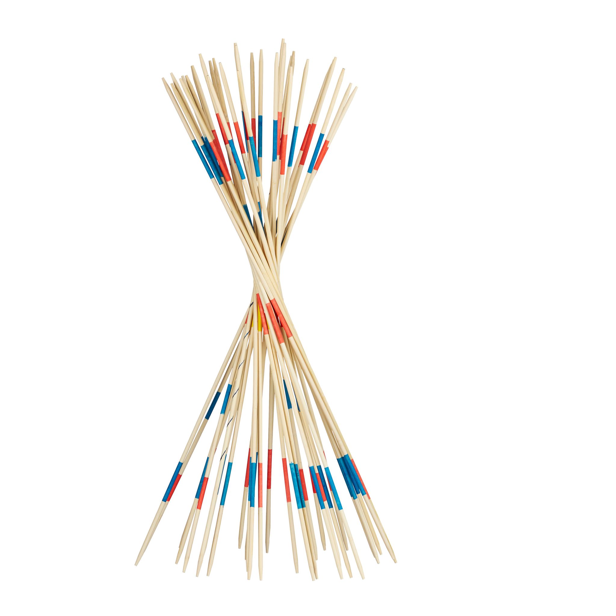 Riesenmikado 90cm Blau-Hellbraun-Rot