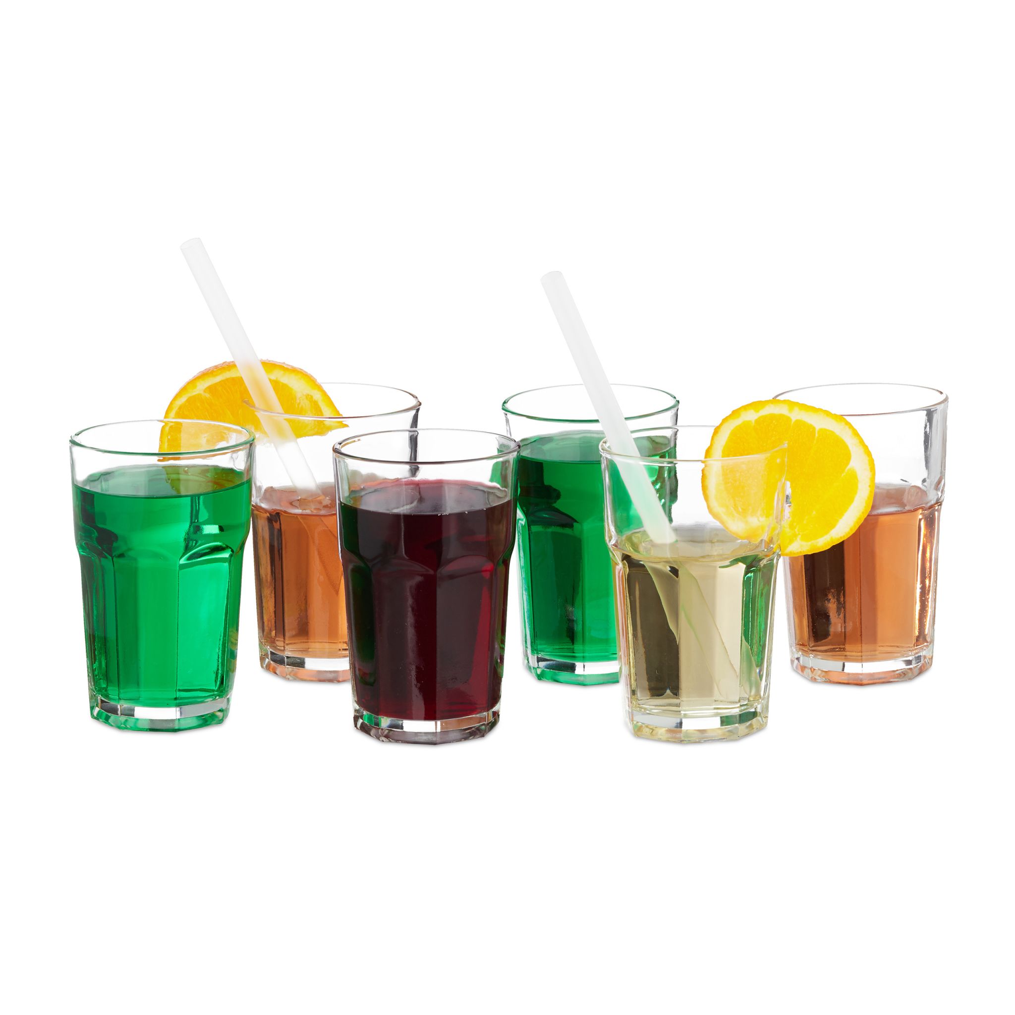 Trinkgläser 6er-Set Transparent