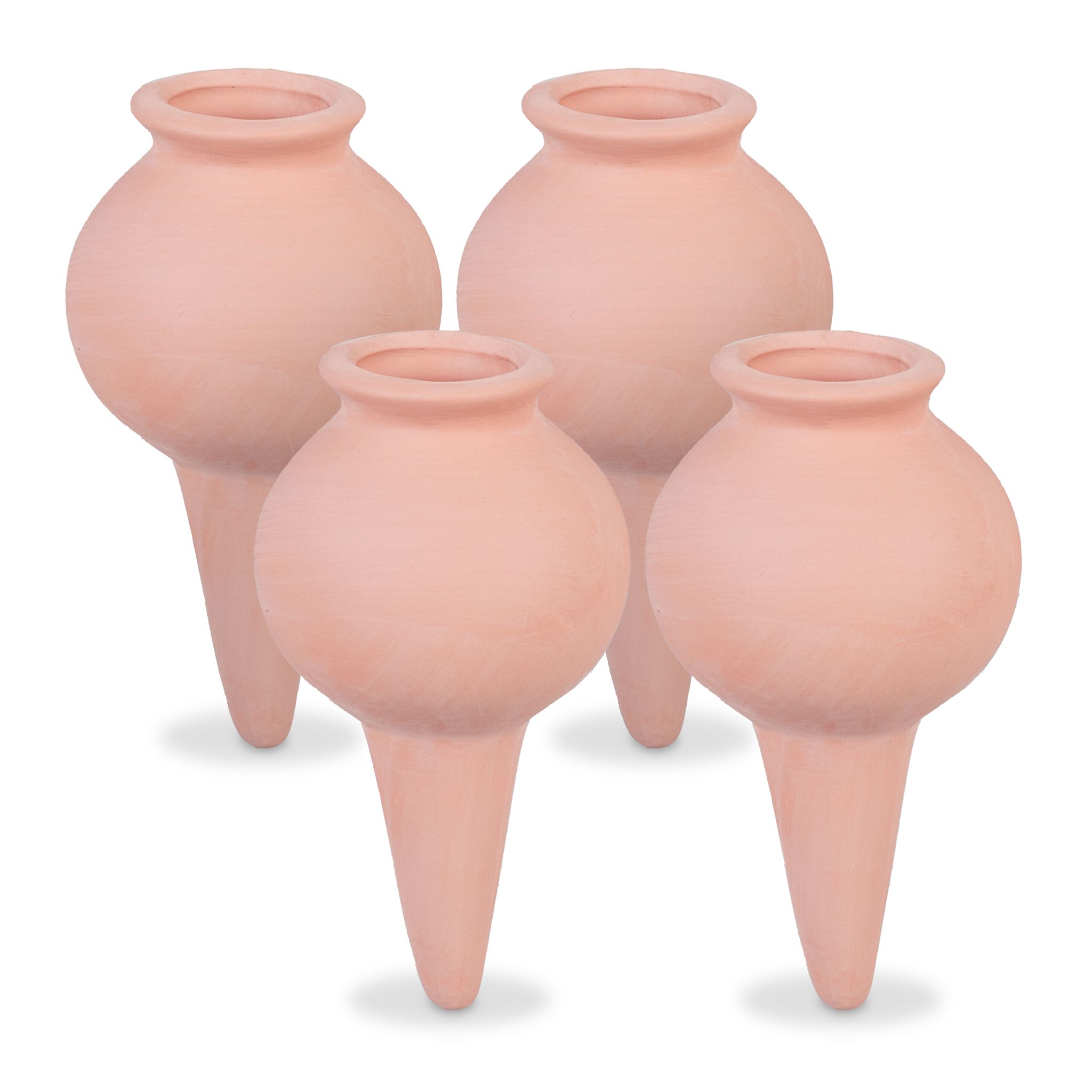 Tonkegel 4er-Set Hellbraun