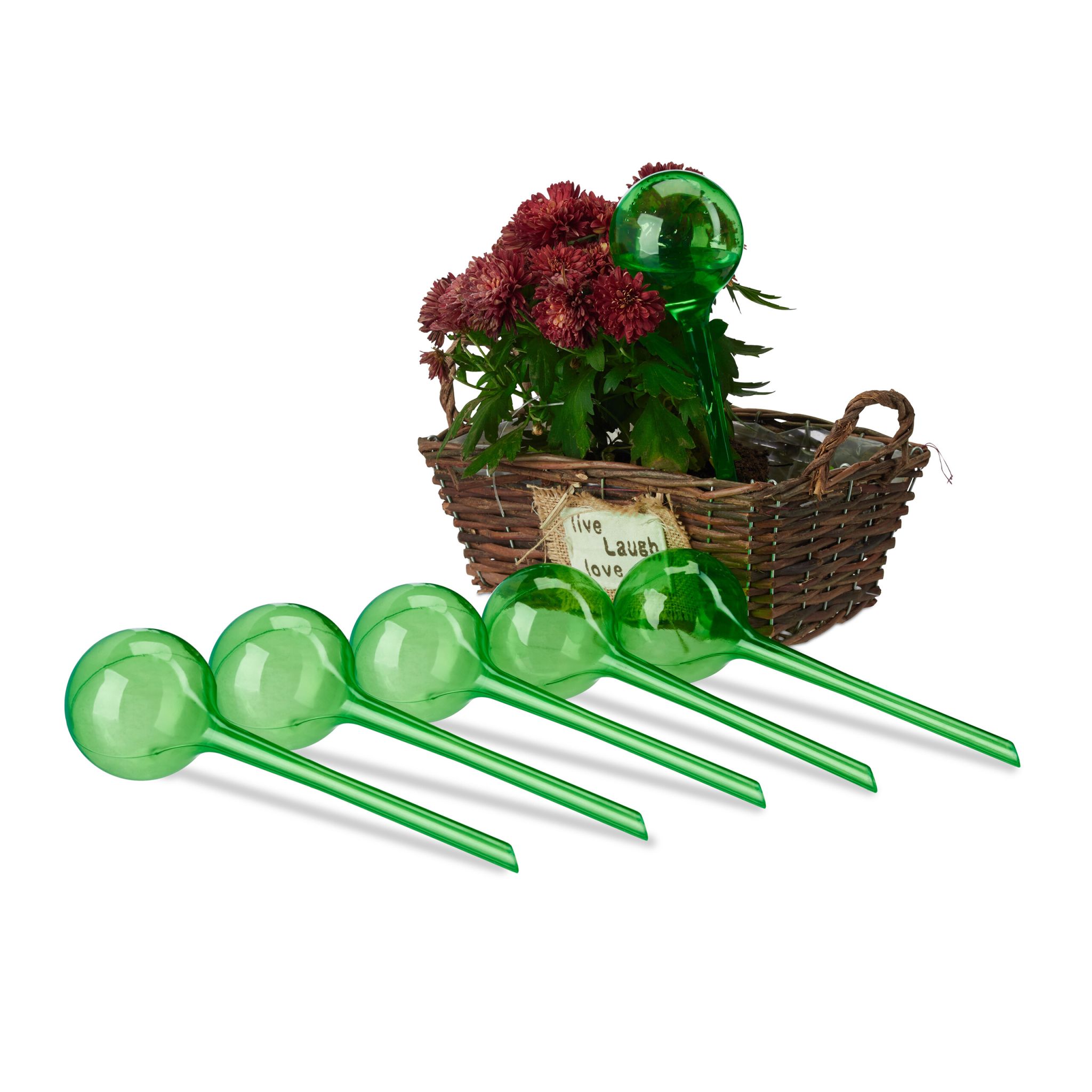 Bewässerungskugeln 6er-Set Grün