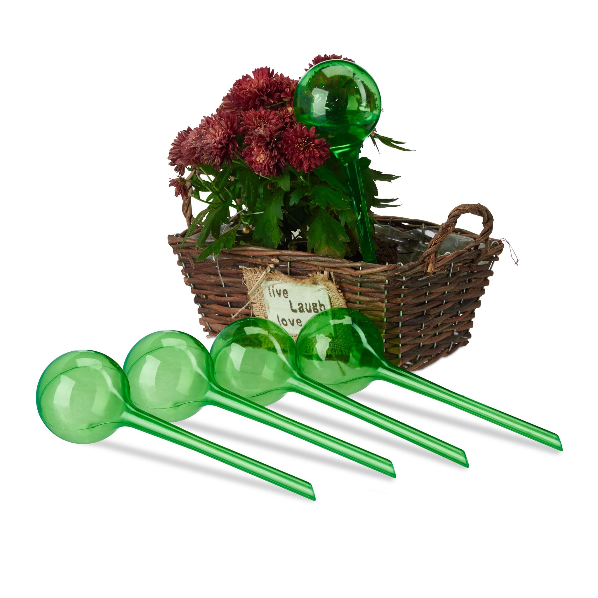 Bewässerungskugeln 5er-Set Grün