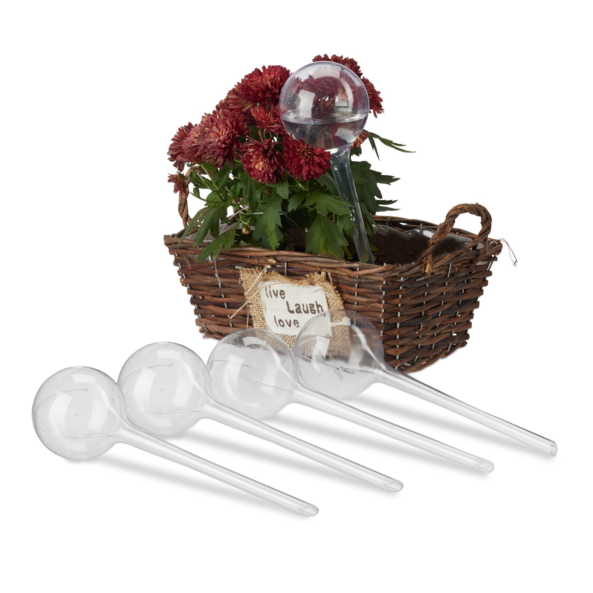 Bewässerungskugeln 5er-Set Transparent