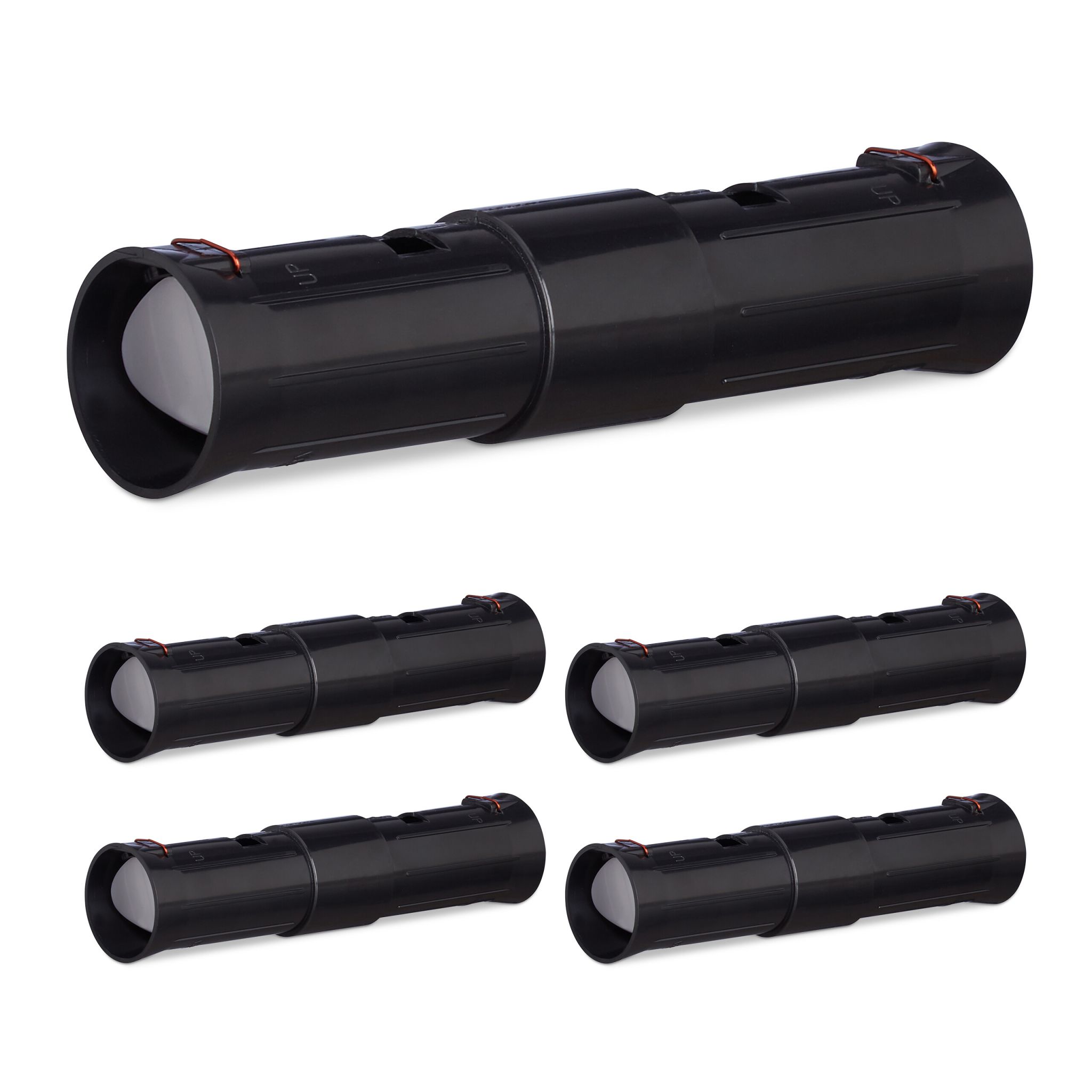 Maulwurf Fallen Lebendfalle Set Schwarz-Grau