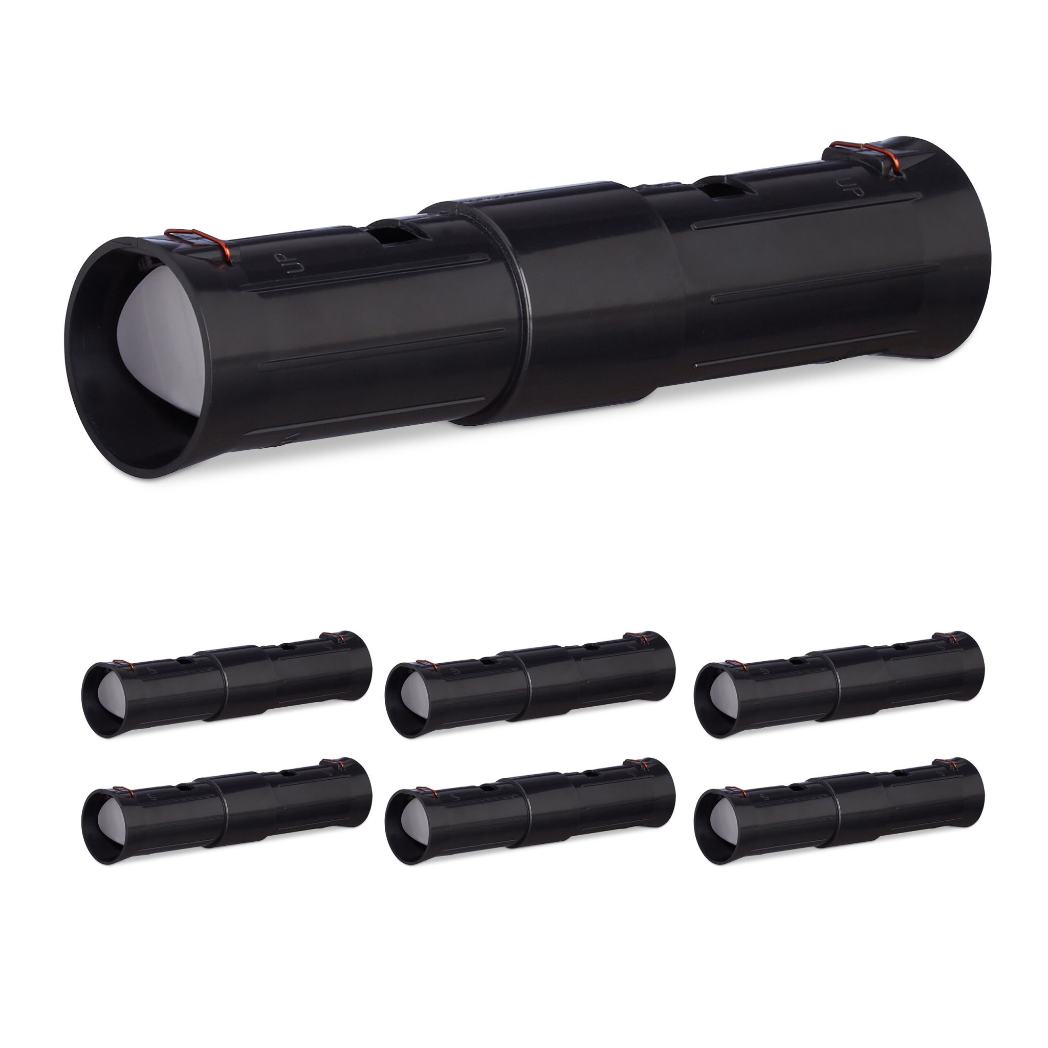 Maulwurf Fallen Lebendfalle Set Schwarz-Grau