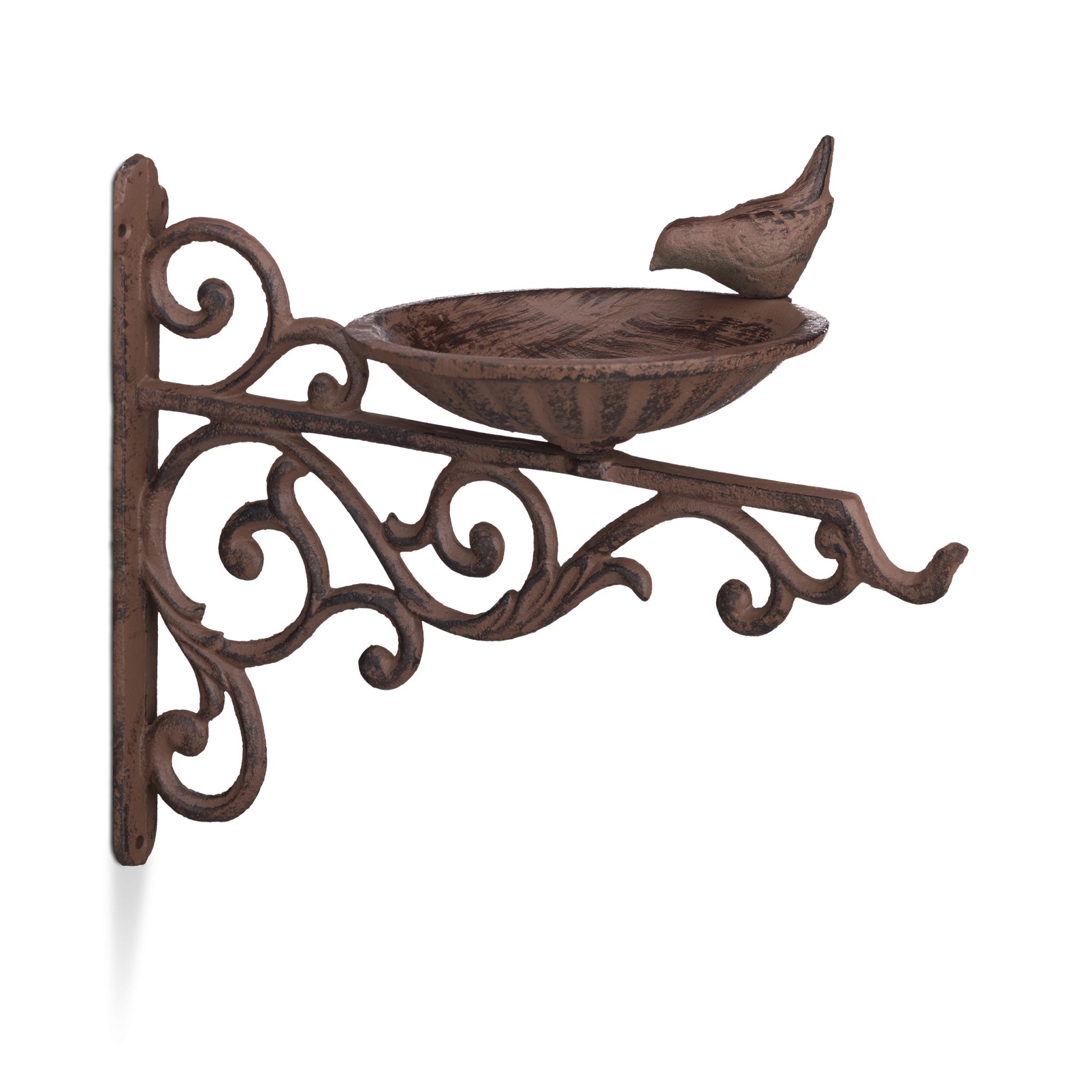 Vogeltränke Gusseisen Braun