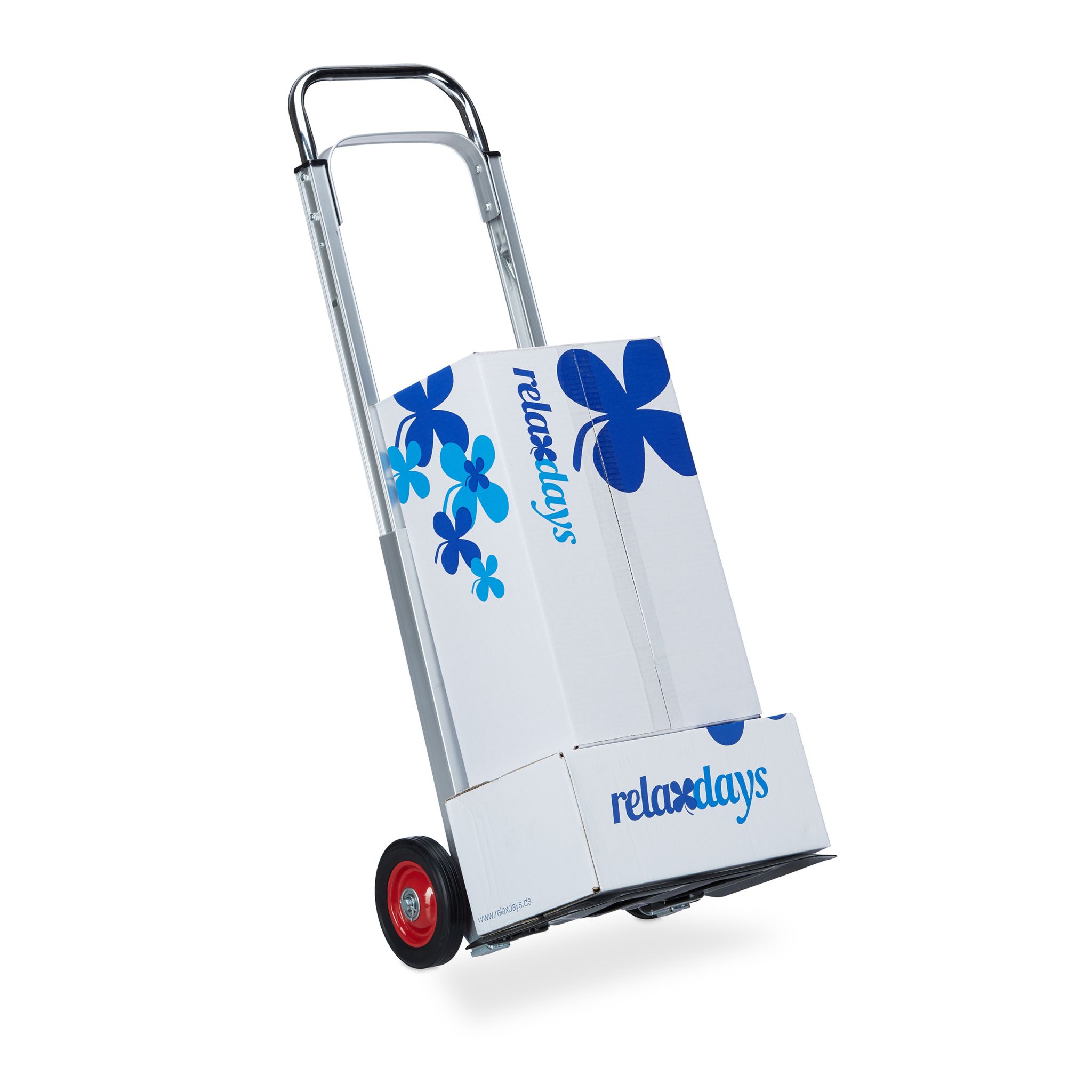 Sackkarre bis 200 kg Rot-Schwarz-Silber