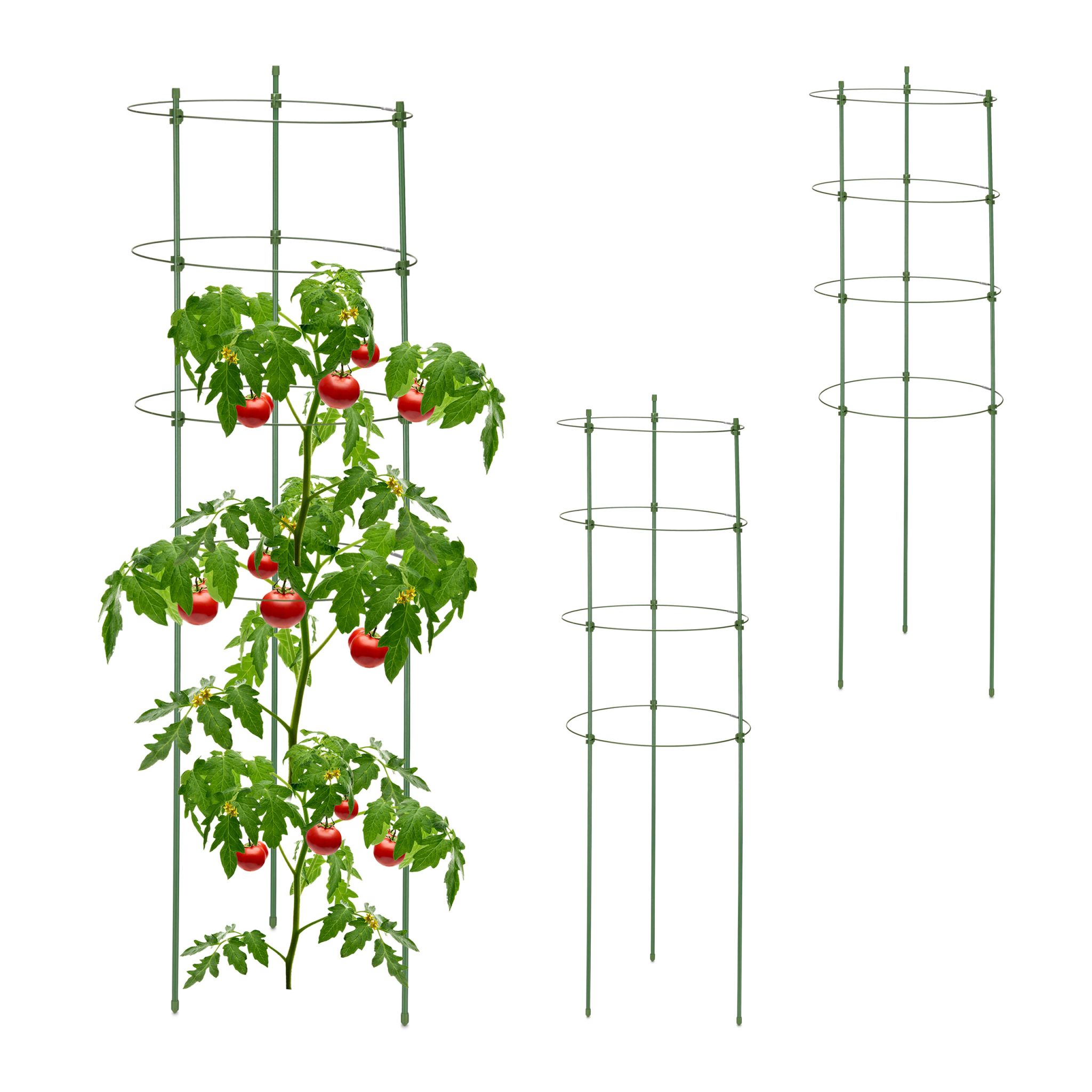 Tomatenturm 91cm 3er-Set Grün